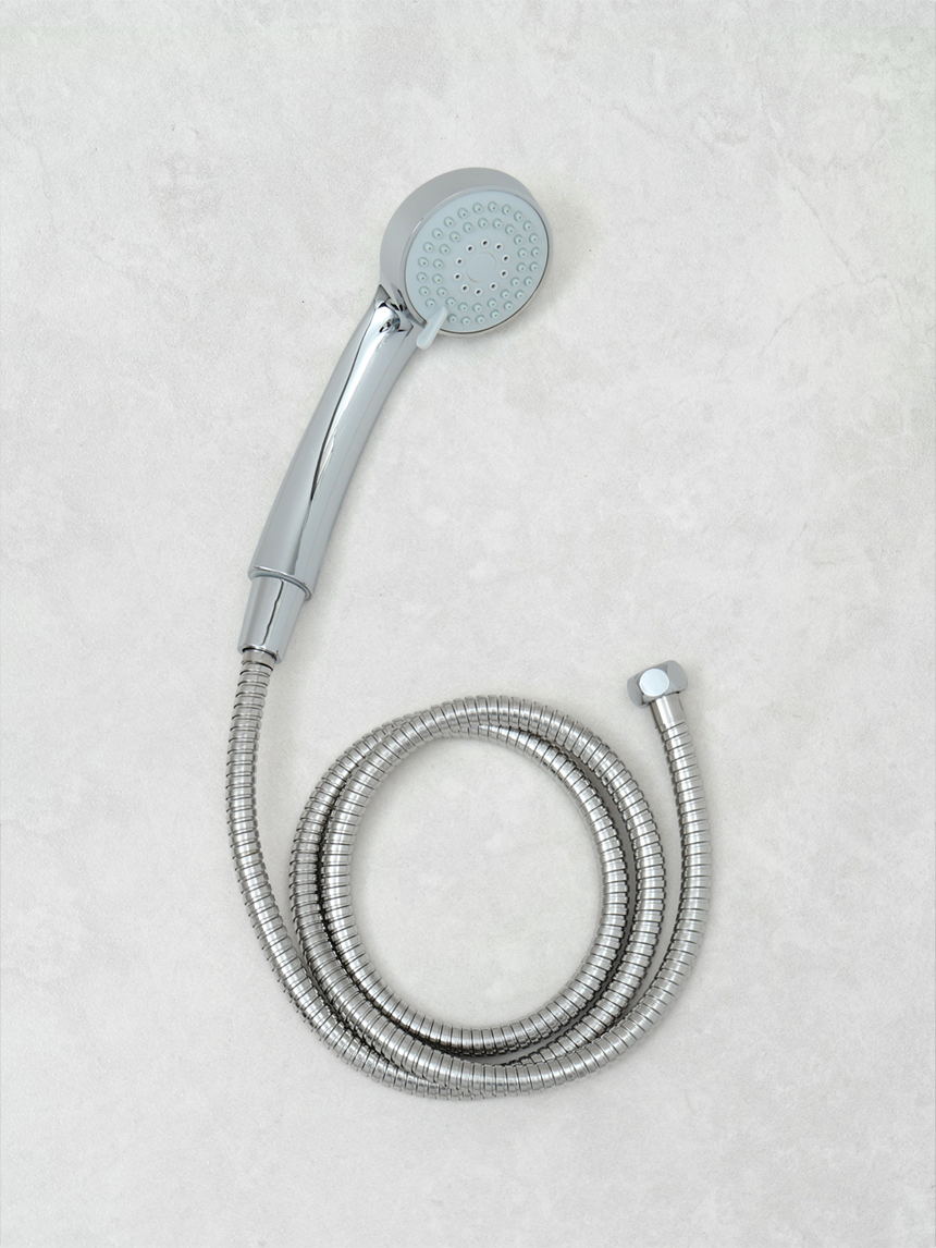 3 type shower head & hose set