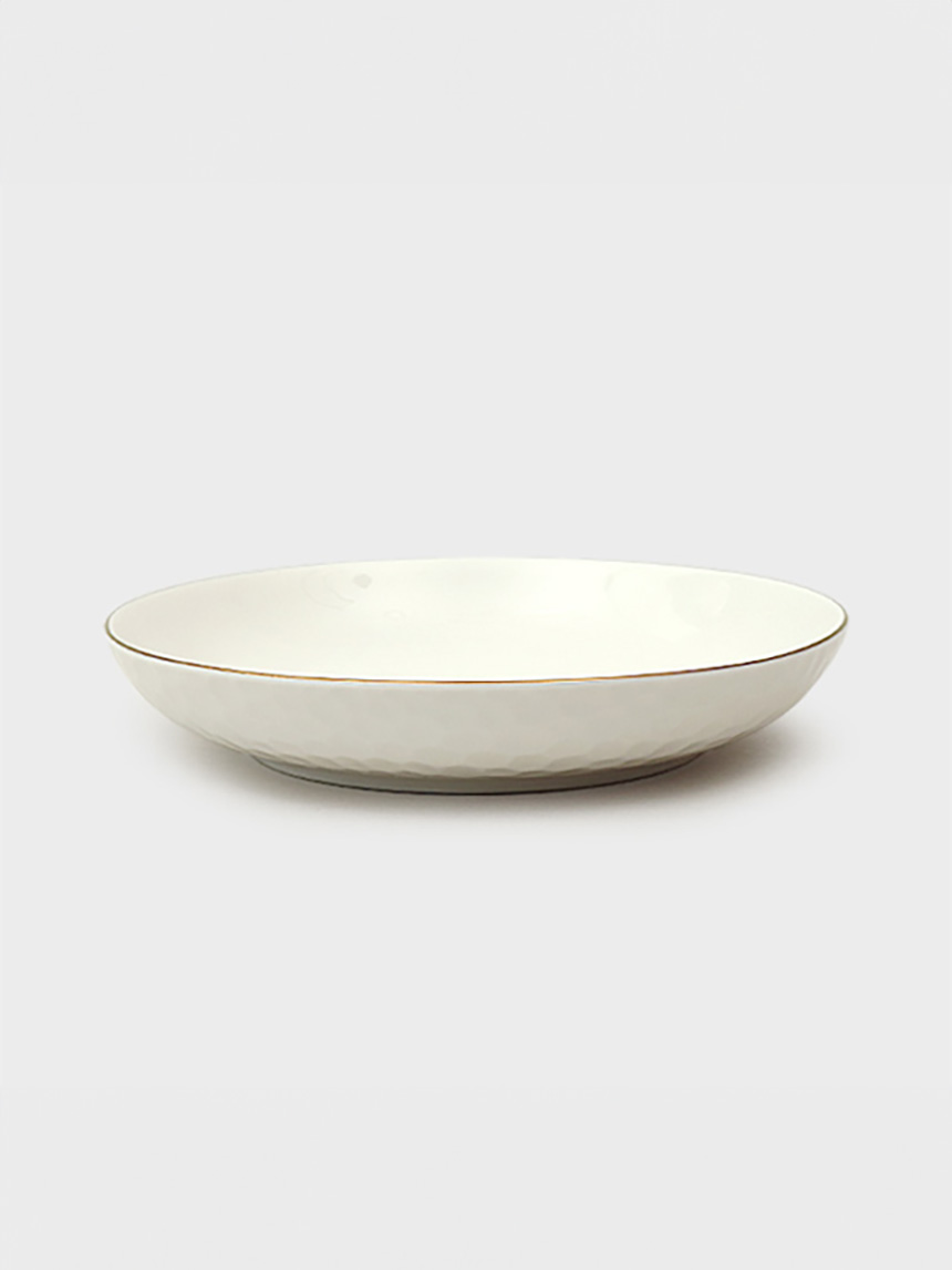 뉴본 금테 원형 접시 18.8 cm