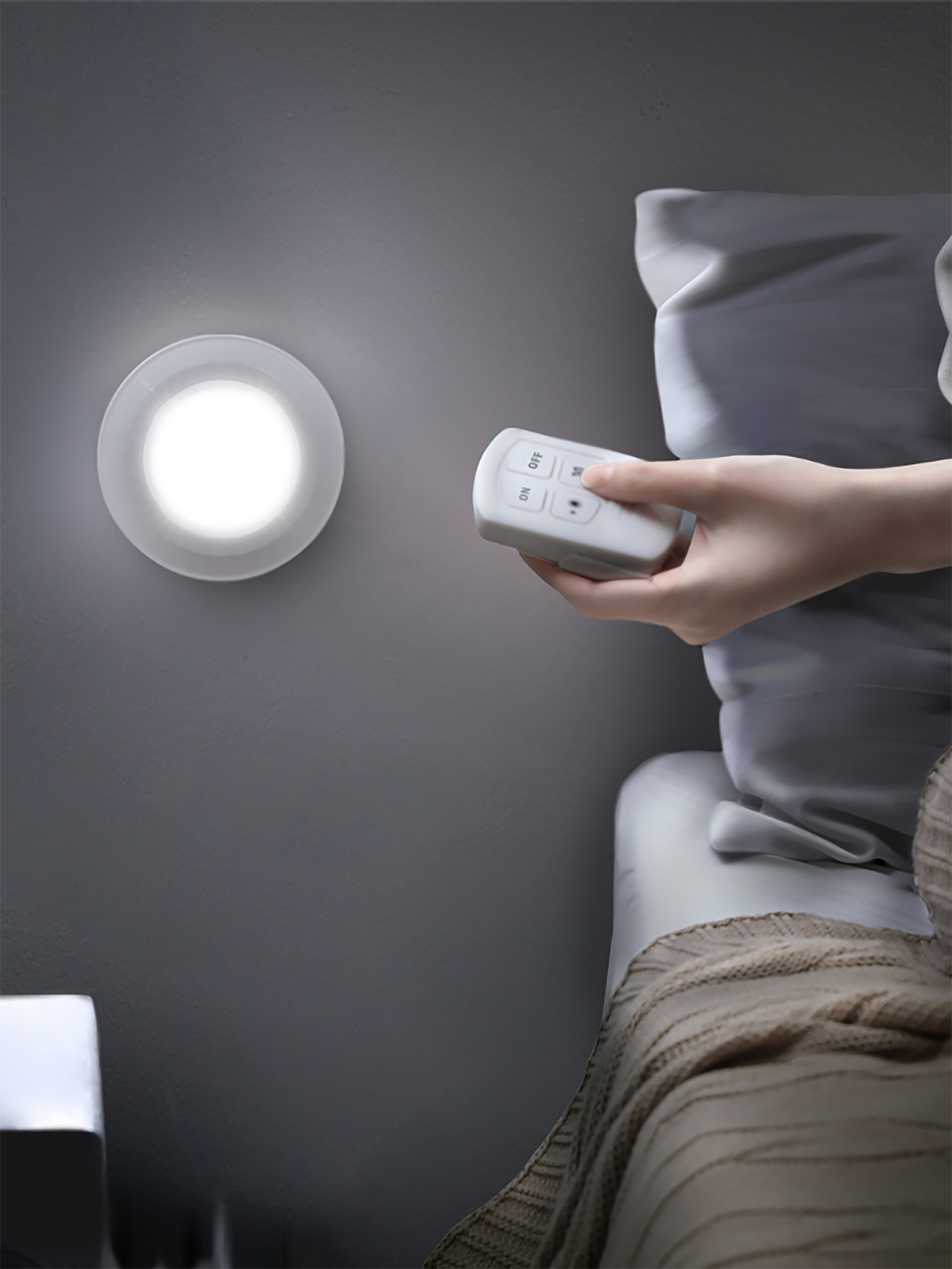 LED remote control touch light