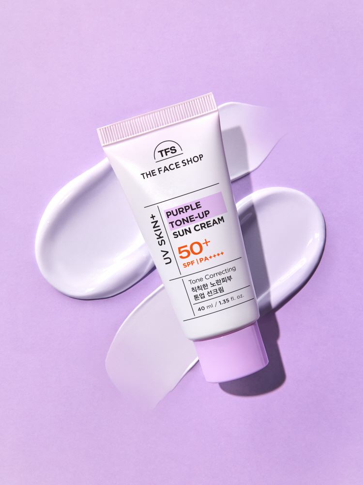 The Face Shop UV Skin Plus Purple Tone-up Sun Cream 40 ml