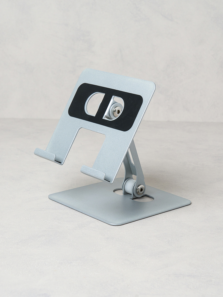 Steel foldable tablet stand standard type
