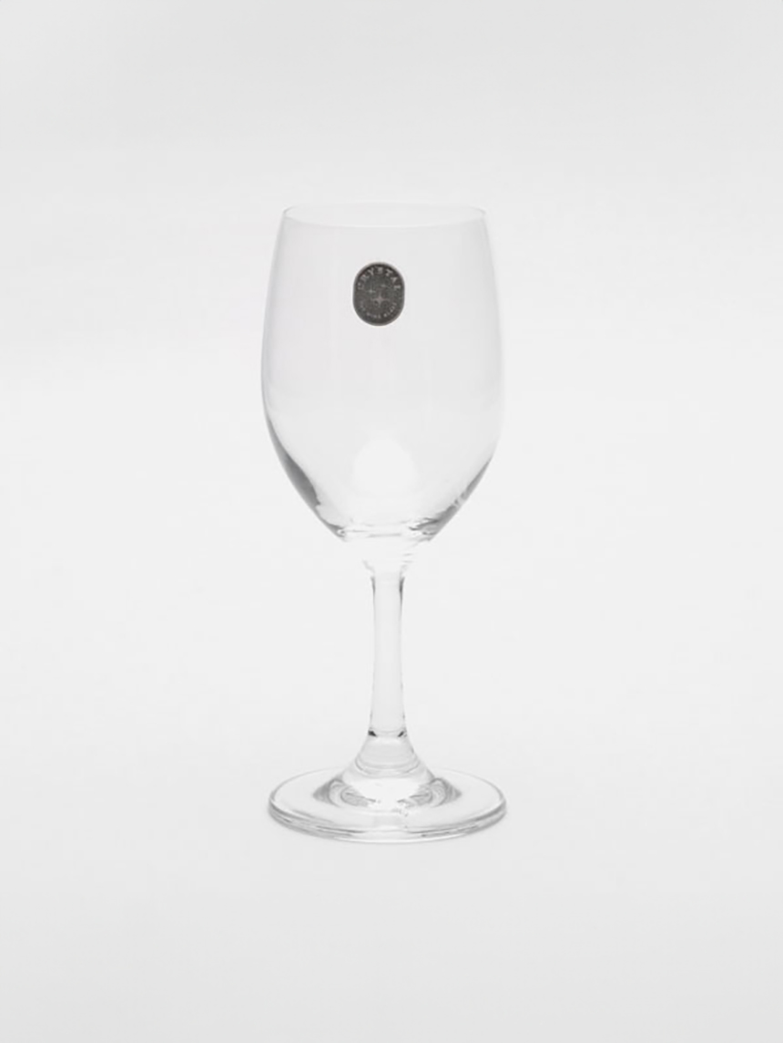 Lead-free crystal tulip-type wine glass medium size