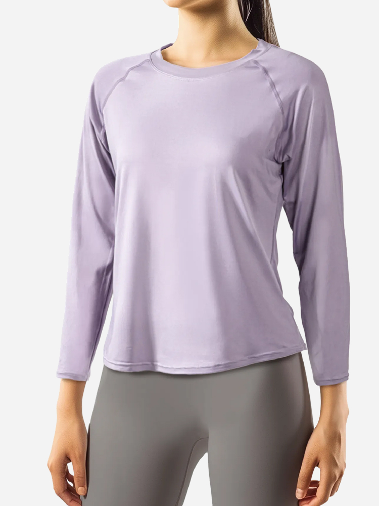 [Women] Loose fit long sleeve S purple