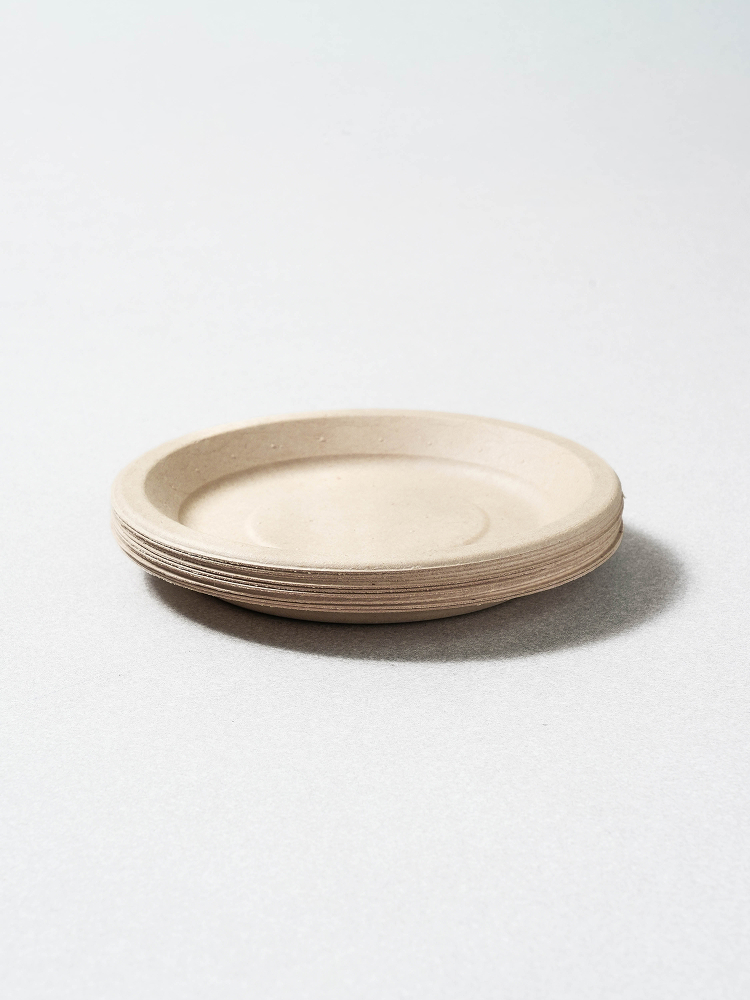 Bamboo pulp plate 15 cm 10 pieces