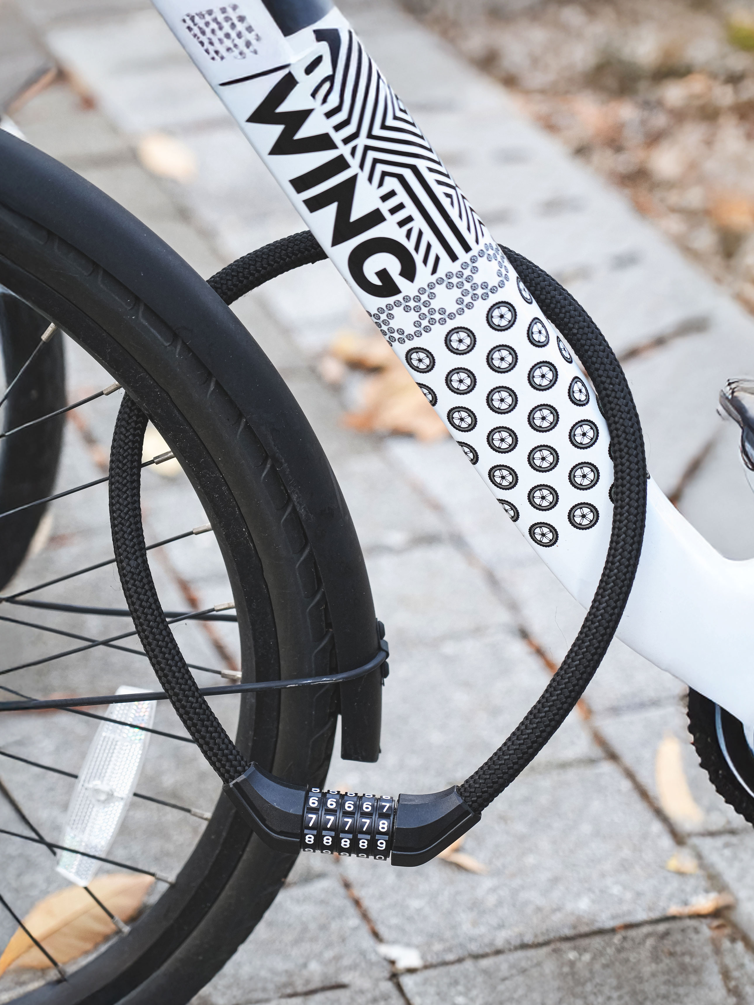 5-speed dial lock for bicycle 15 mm
