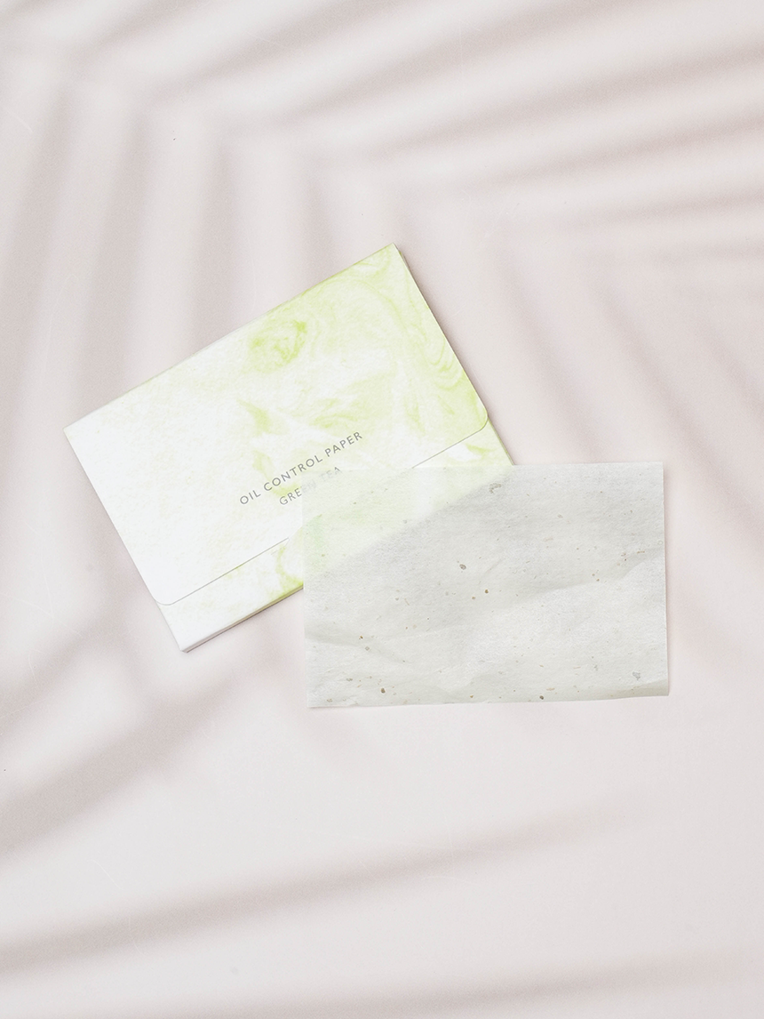 50 sheets of green tea oil-blotting paper (normal type)