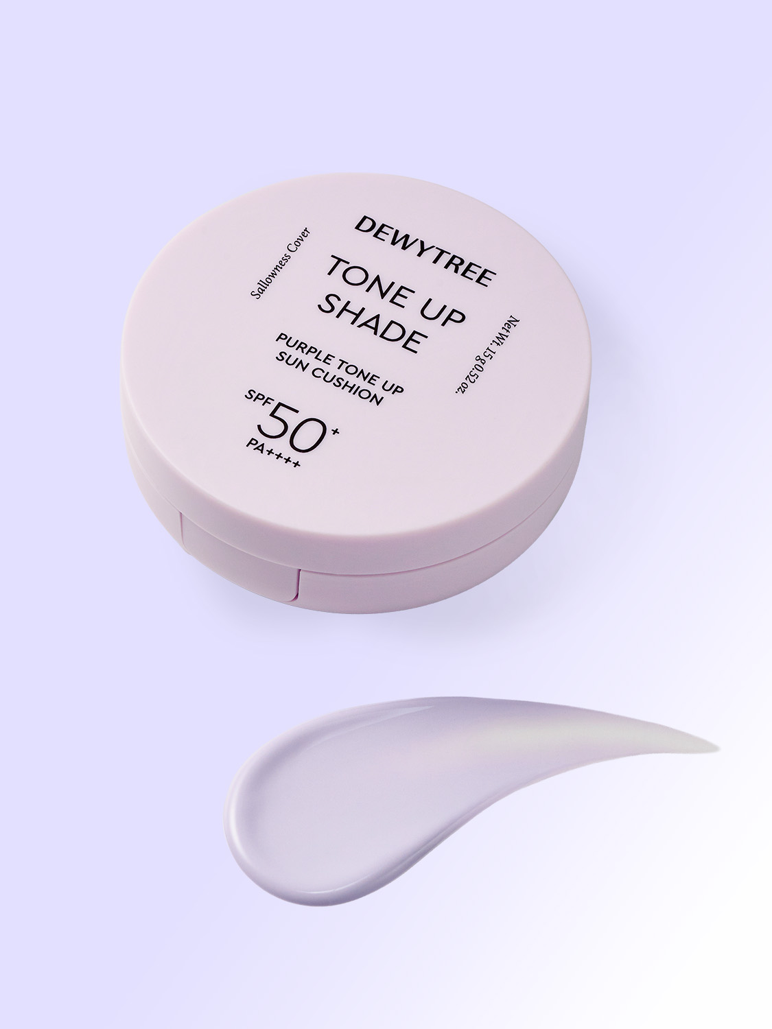 Deweytree Tone Up Shade Purple Tone Up Sun Cushion 15 g