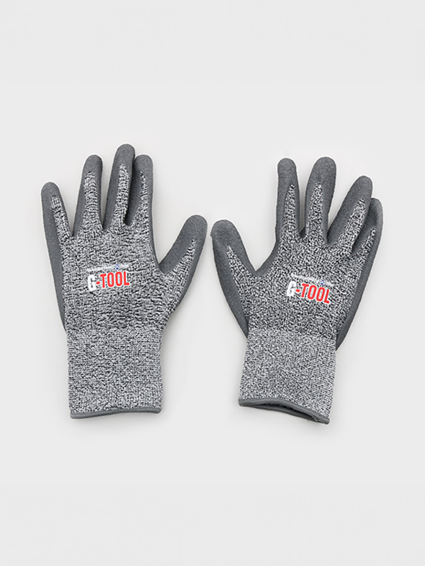 Latex work gloves L