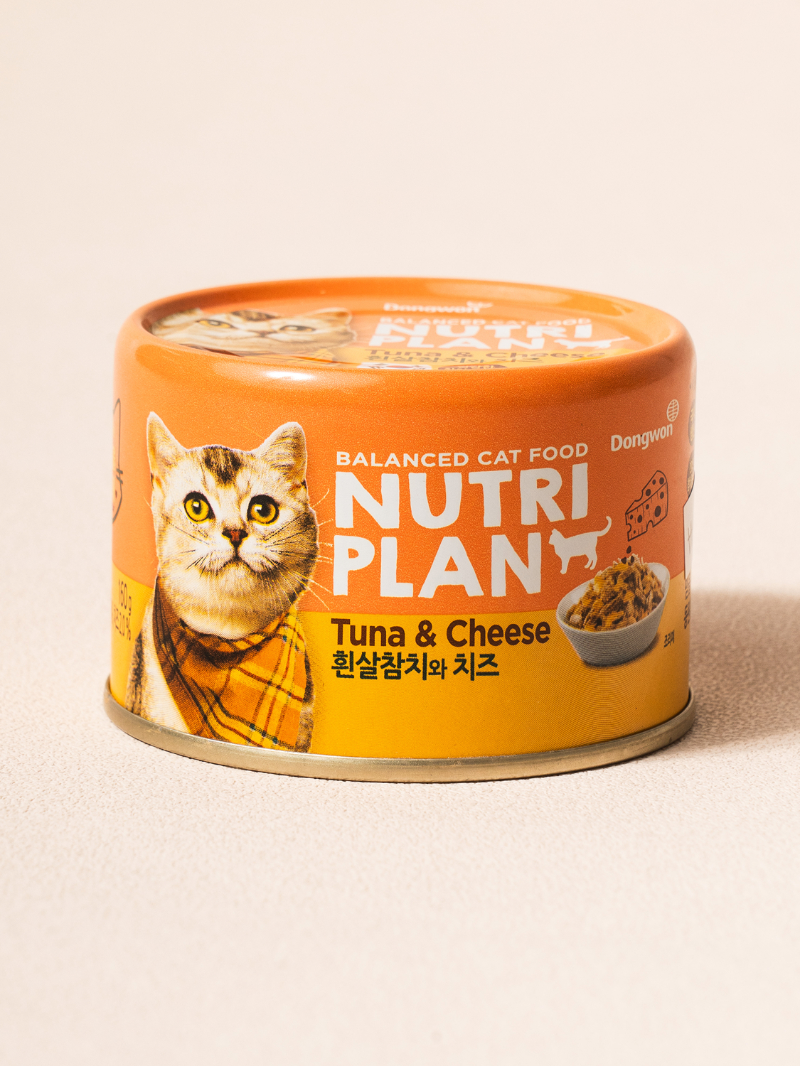 [Pet] Dongwon Nutri Plan White Meat Tuna and Cheese 160g