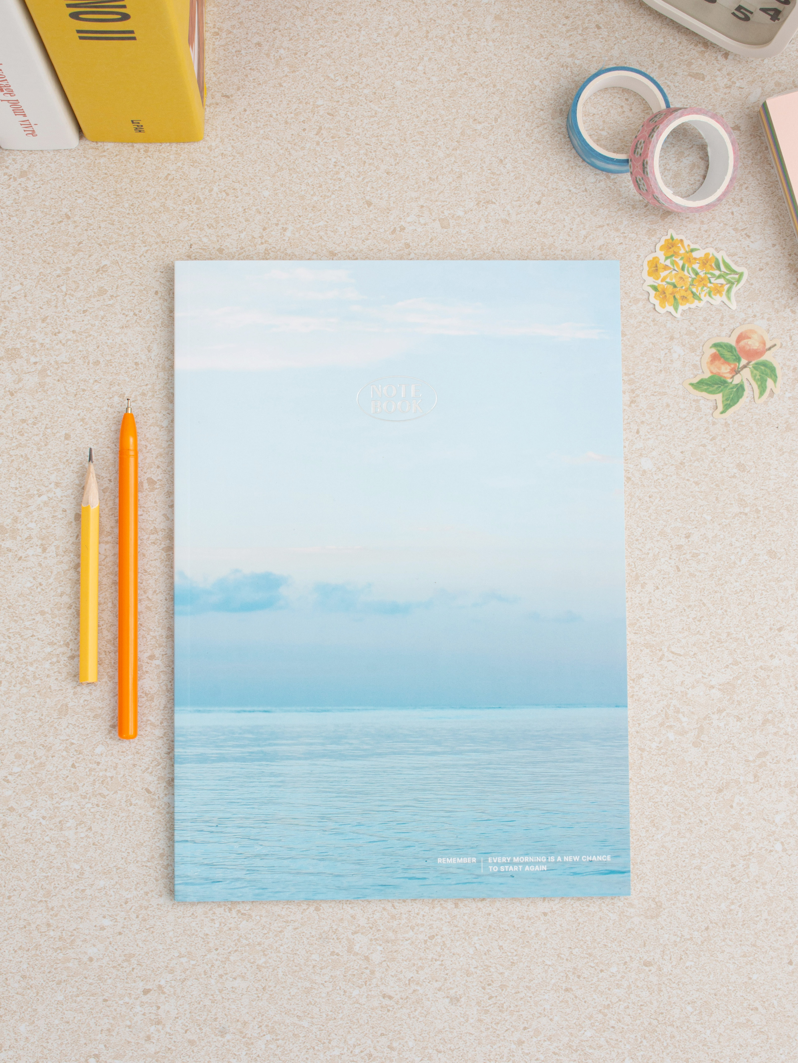Bound wired notebook B5 40 sheets