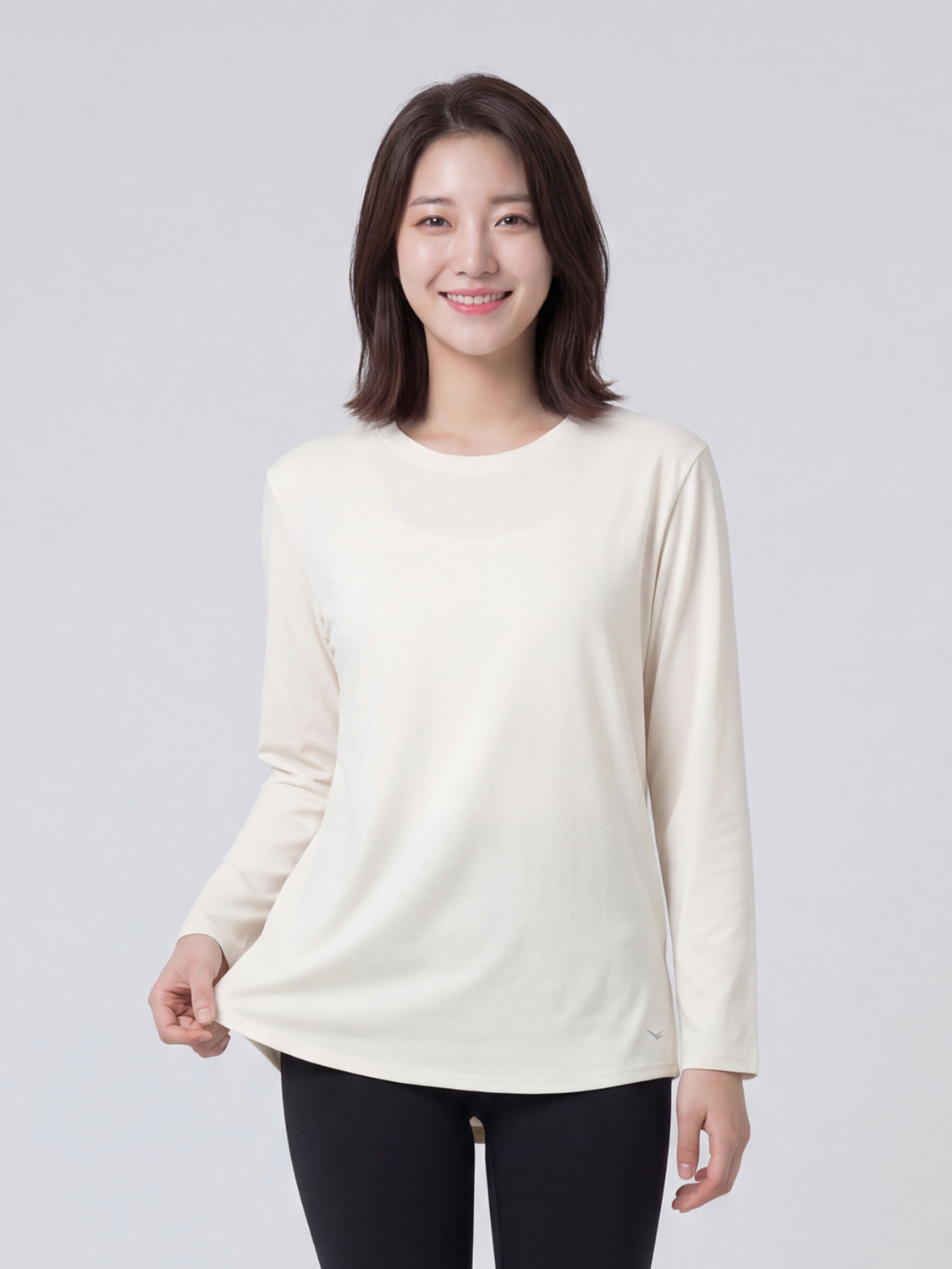 [Women] Sorona long sleeve loose fit M ivory