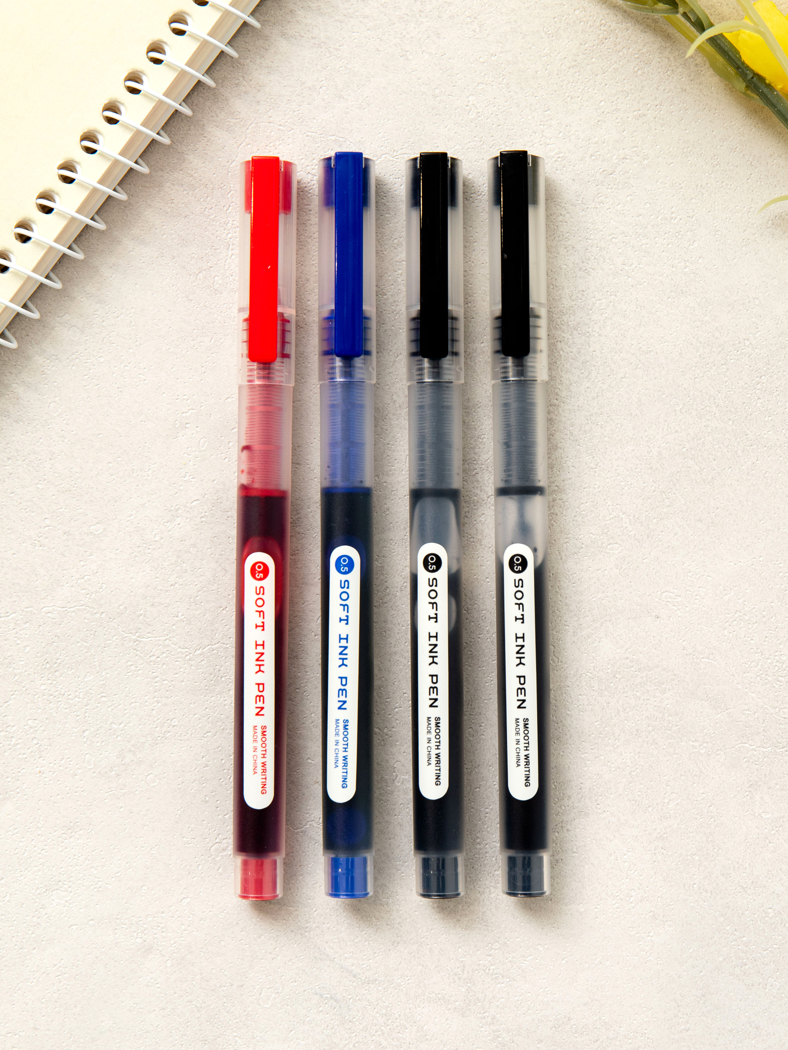 Raw ink acid-free pen 0.5 mm 4 pieces