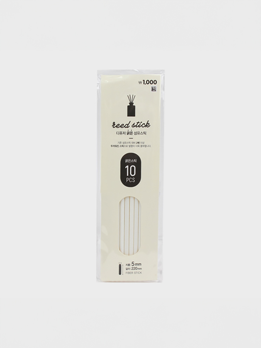 DIY Thick Fiber Stick White 10pcs