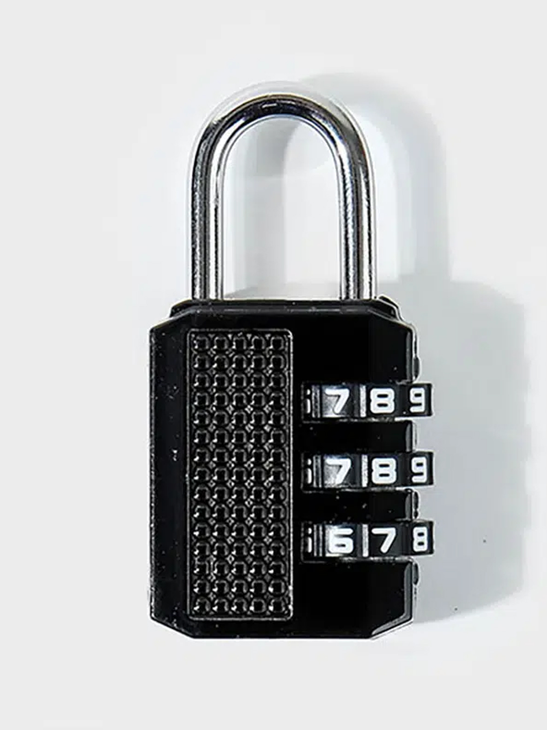 3-stage black dial lock