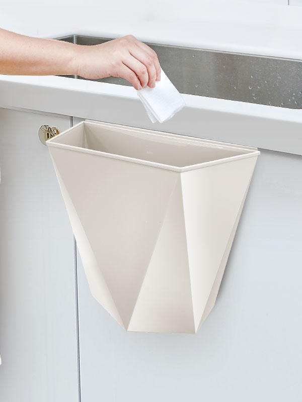 Sink Hanging Trash Can 6L Ivory