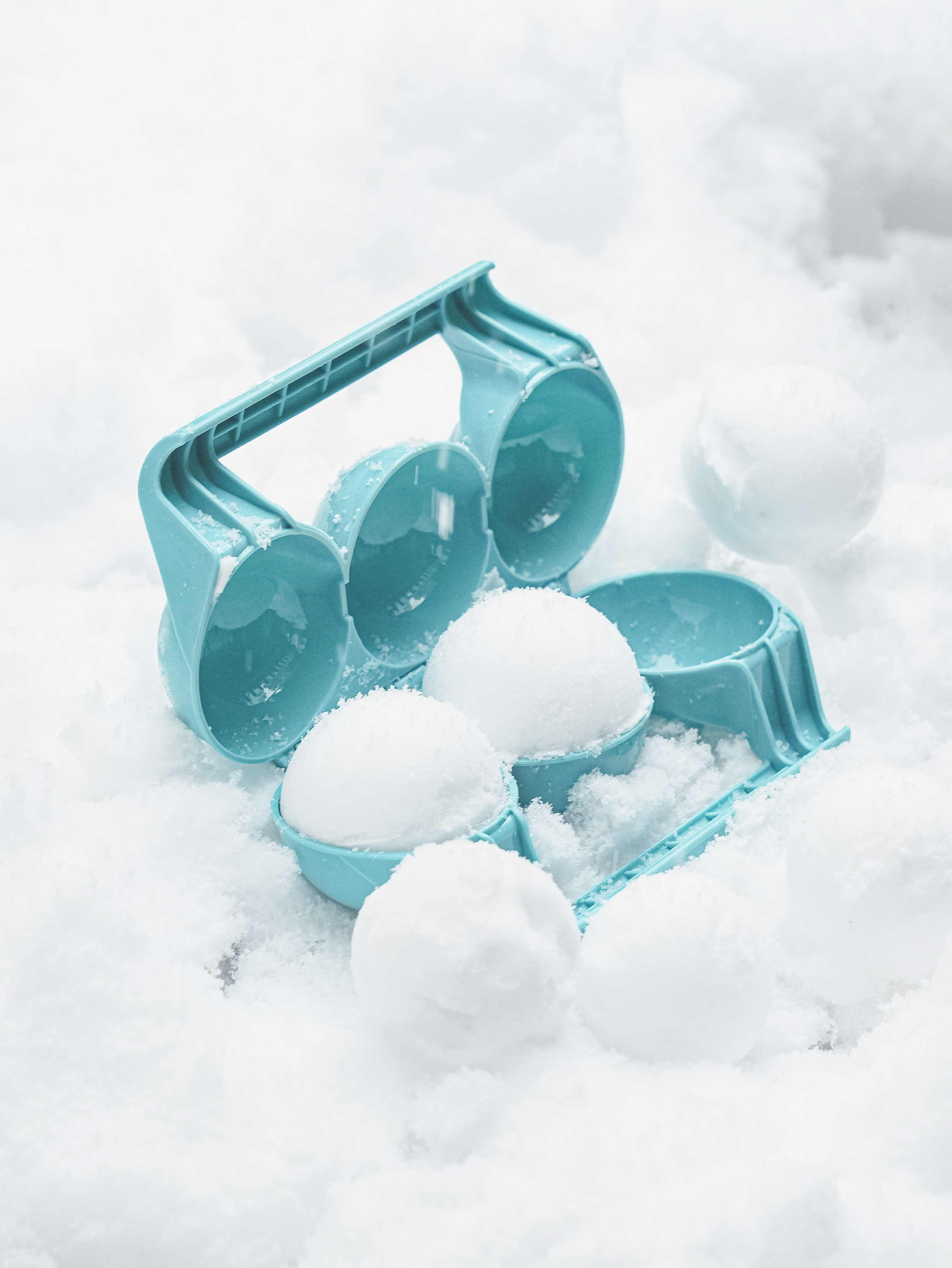 Snowball maker mold 3 pieces