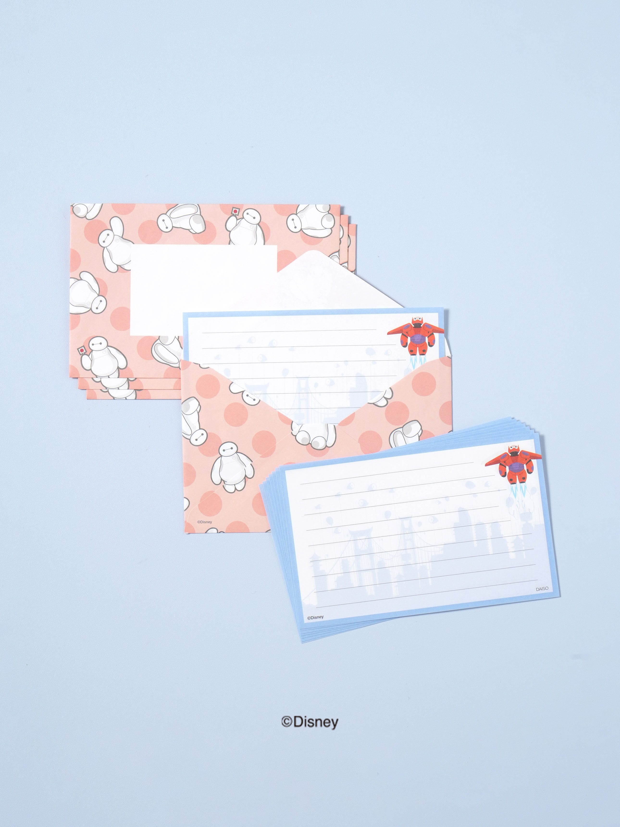 Disney Baymax made in Japan letter set cutie