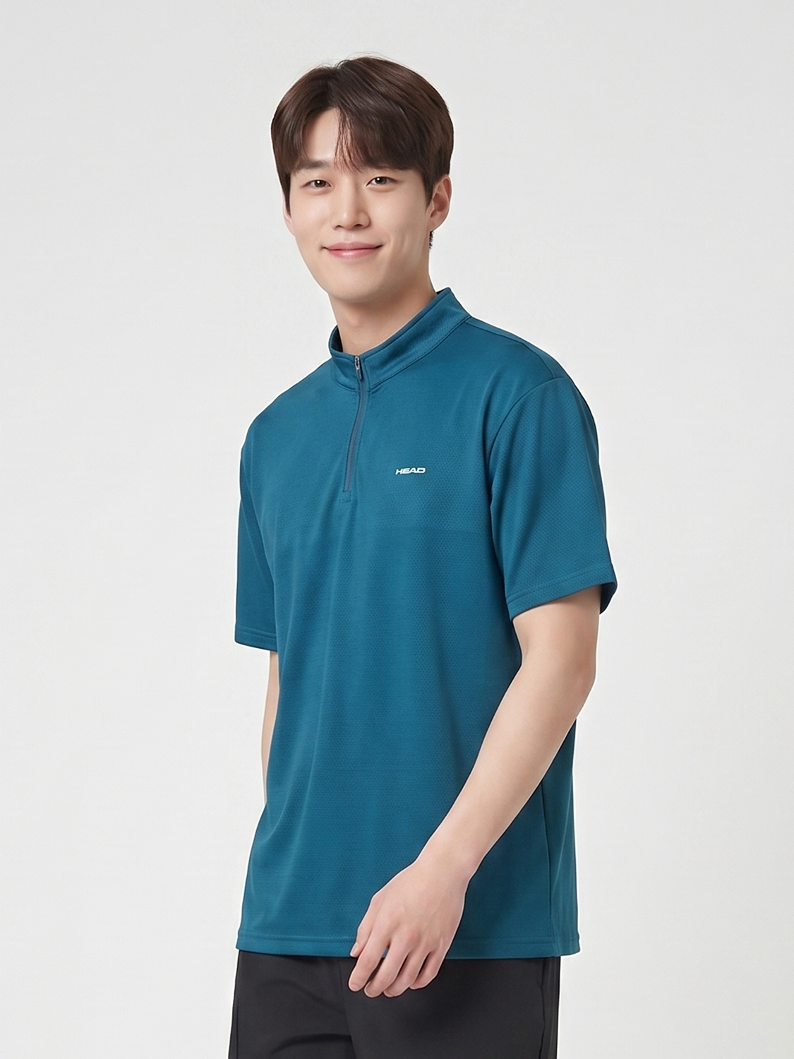 [Men] HEAD Sports Half Zip Up Tee M