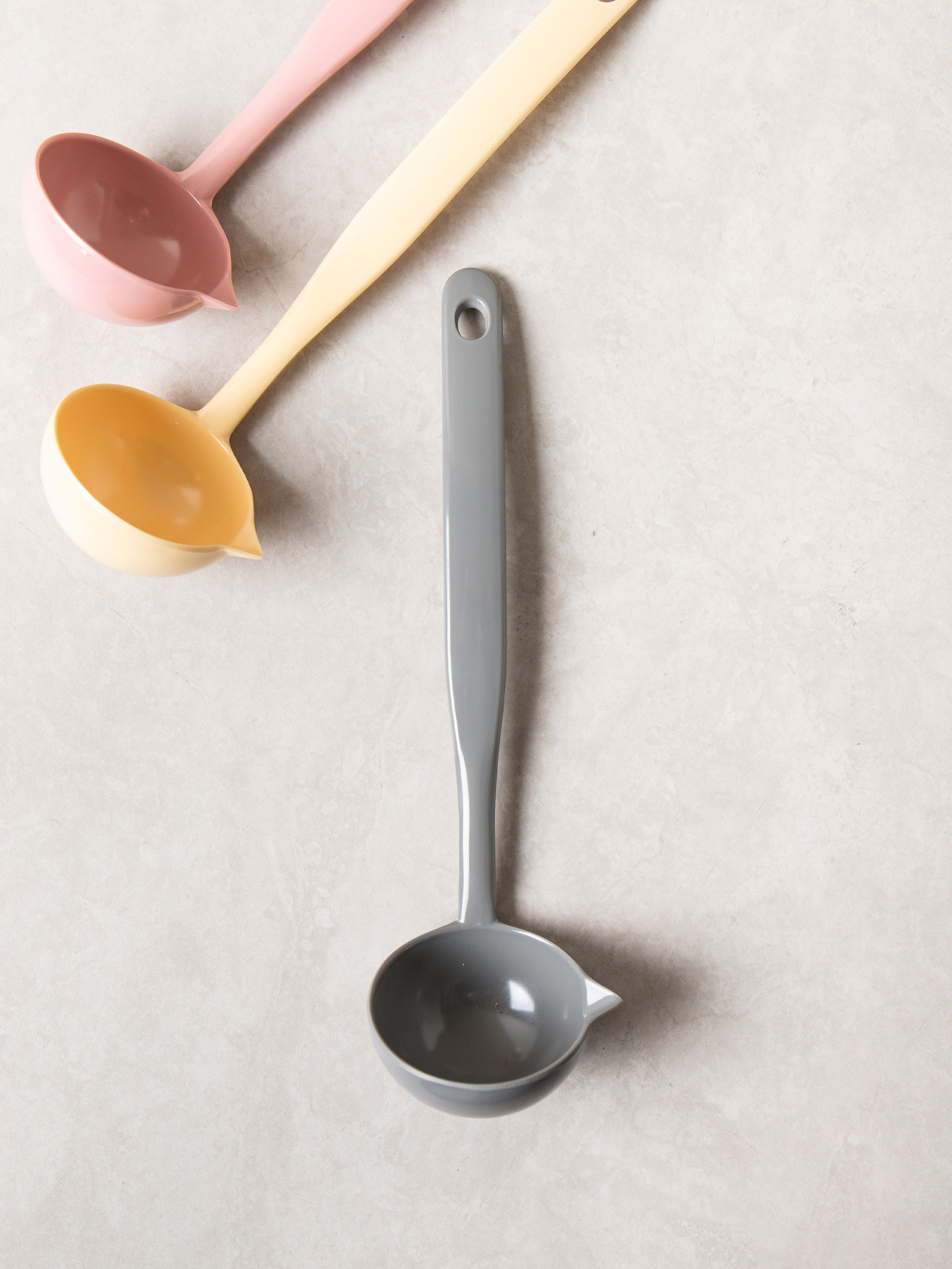 4 color cooking sauce spoons