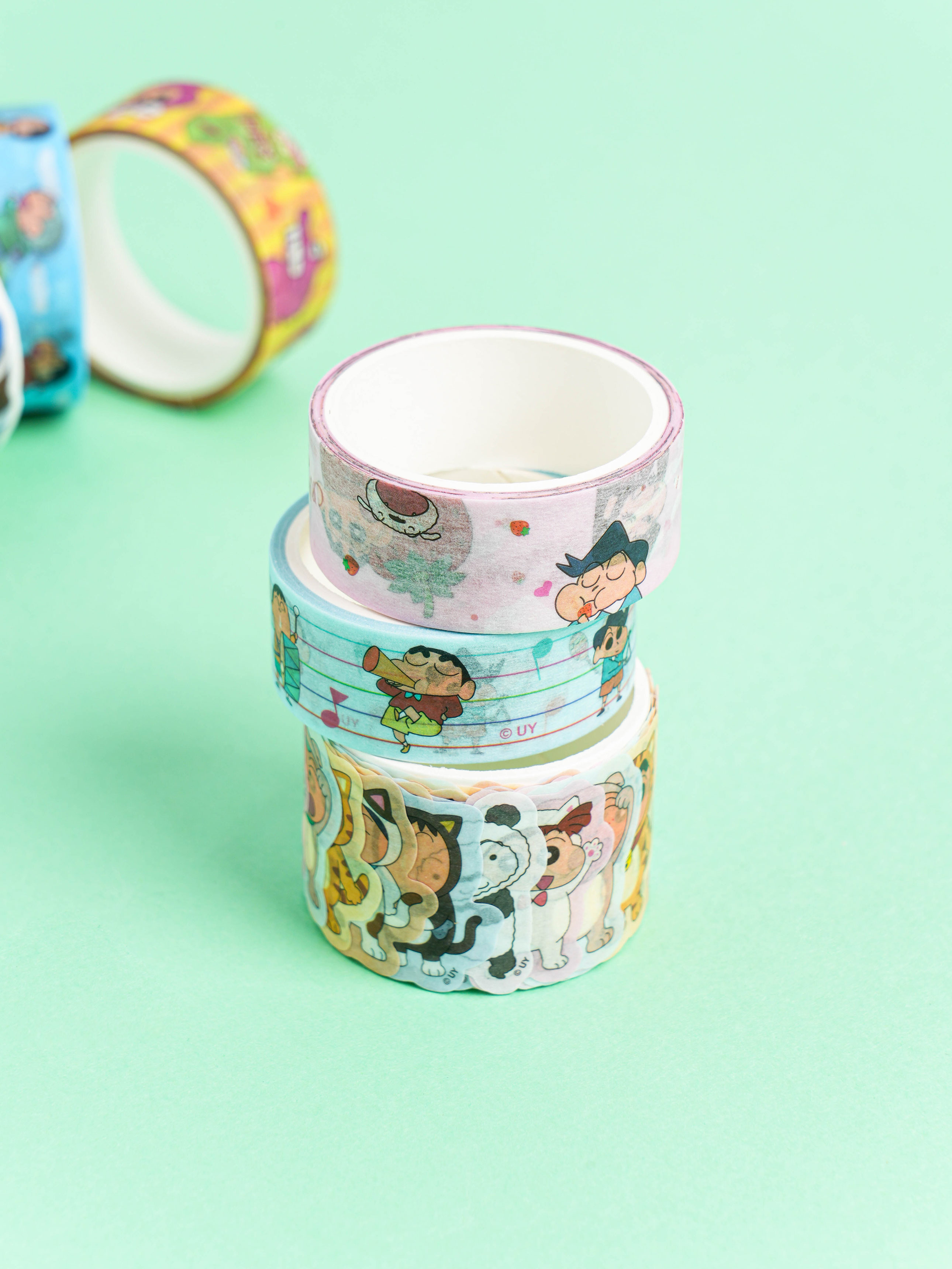 Crayon Shin-chan removable masking tape animal clothes
