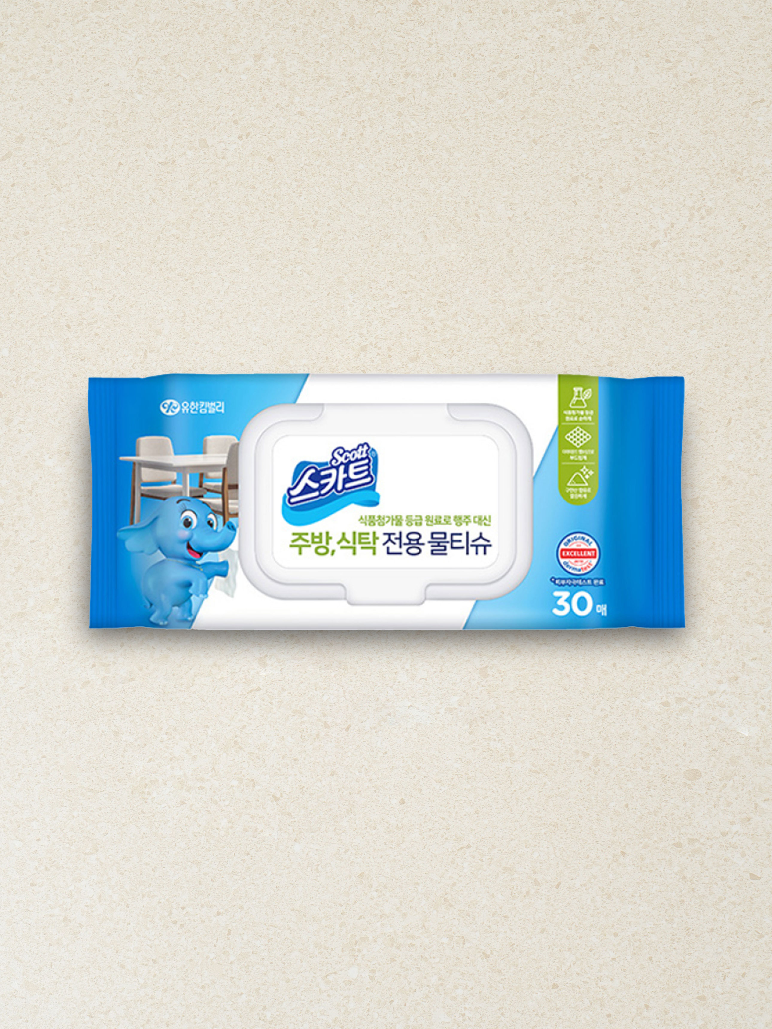 Cleaning tissue cap type 30P for scat kitchen table only