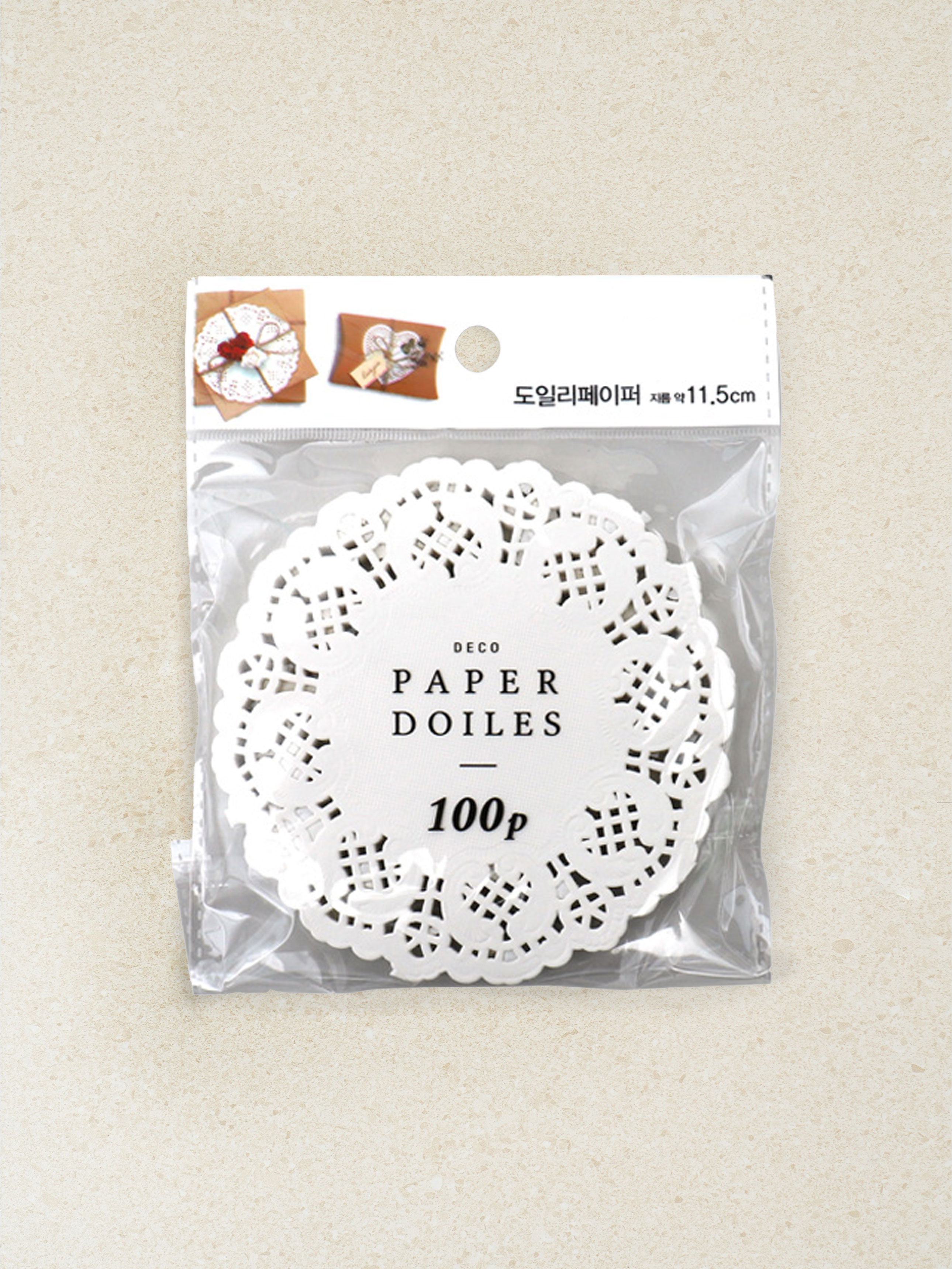 Round doily paper 11.5cm, 100 sheets
