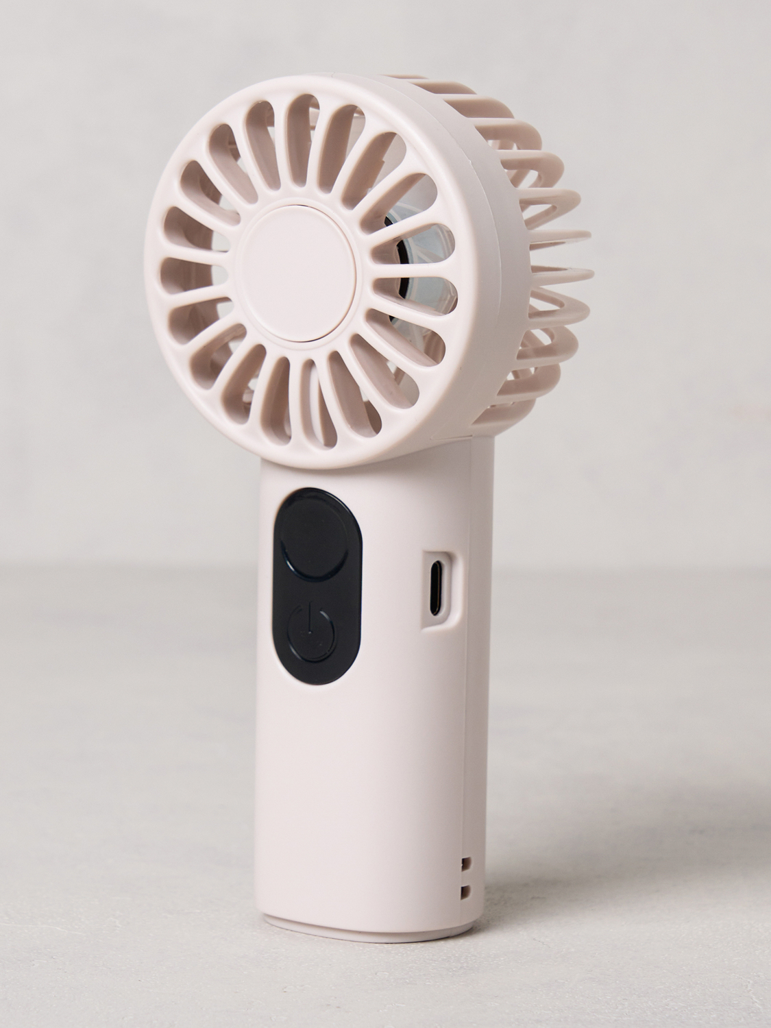 Mini LED handy fan pink