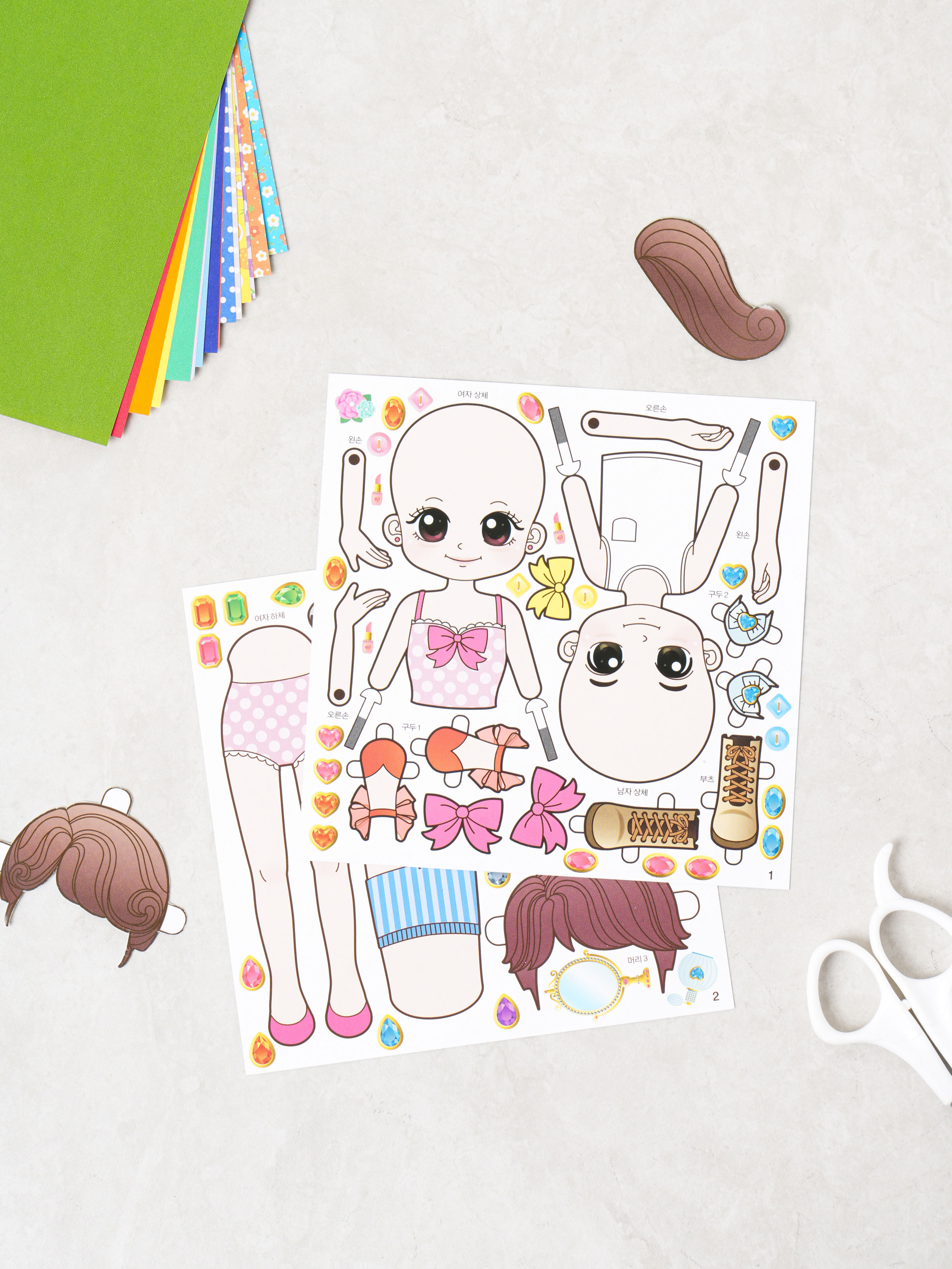 Paper Country Girl Emotional Origami 24 sheets