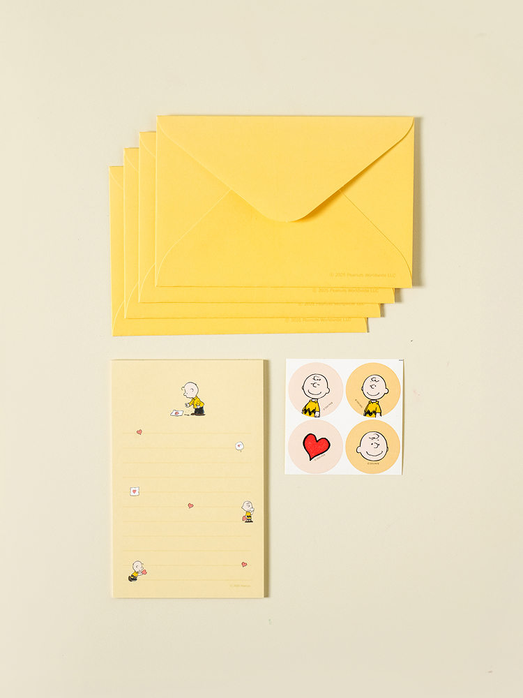 Peanuts Vintage Charlie Mini Stationery Pad 20 sheets