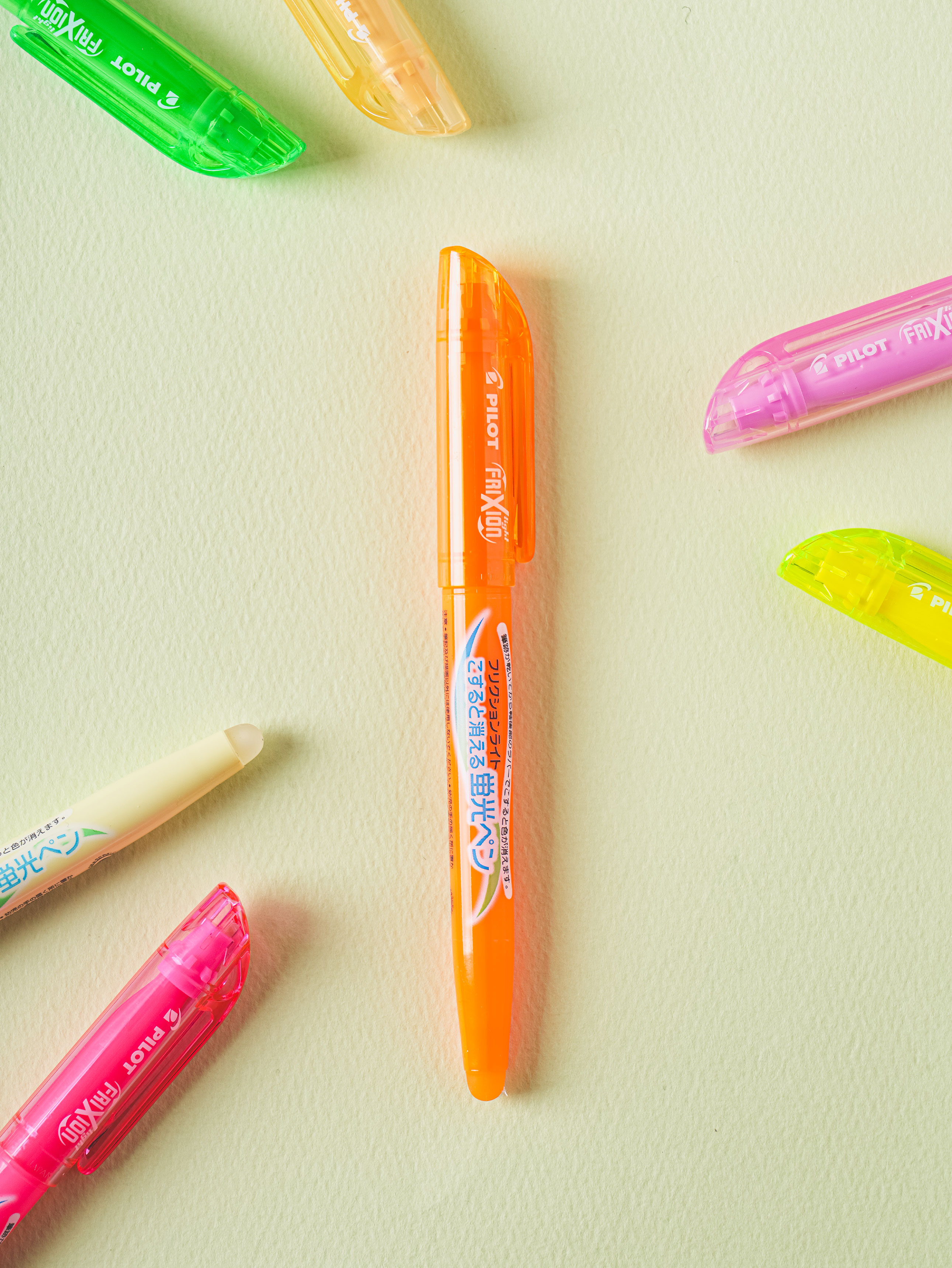 Pilot Erasable Highlighter Friction Light Orange