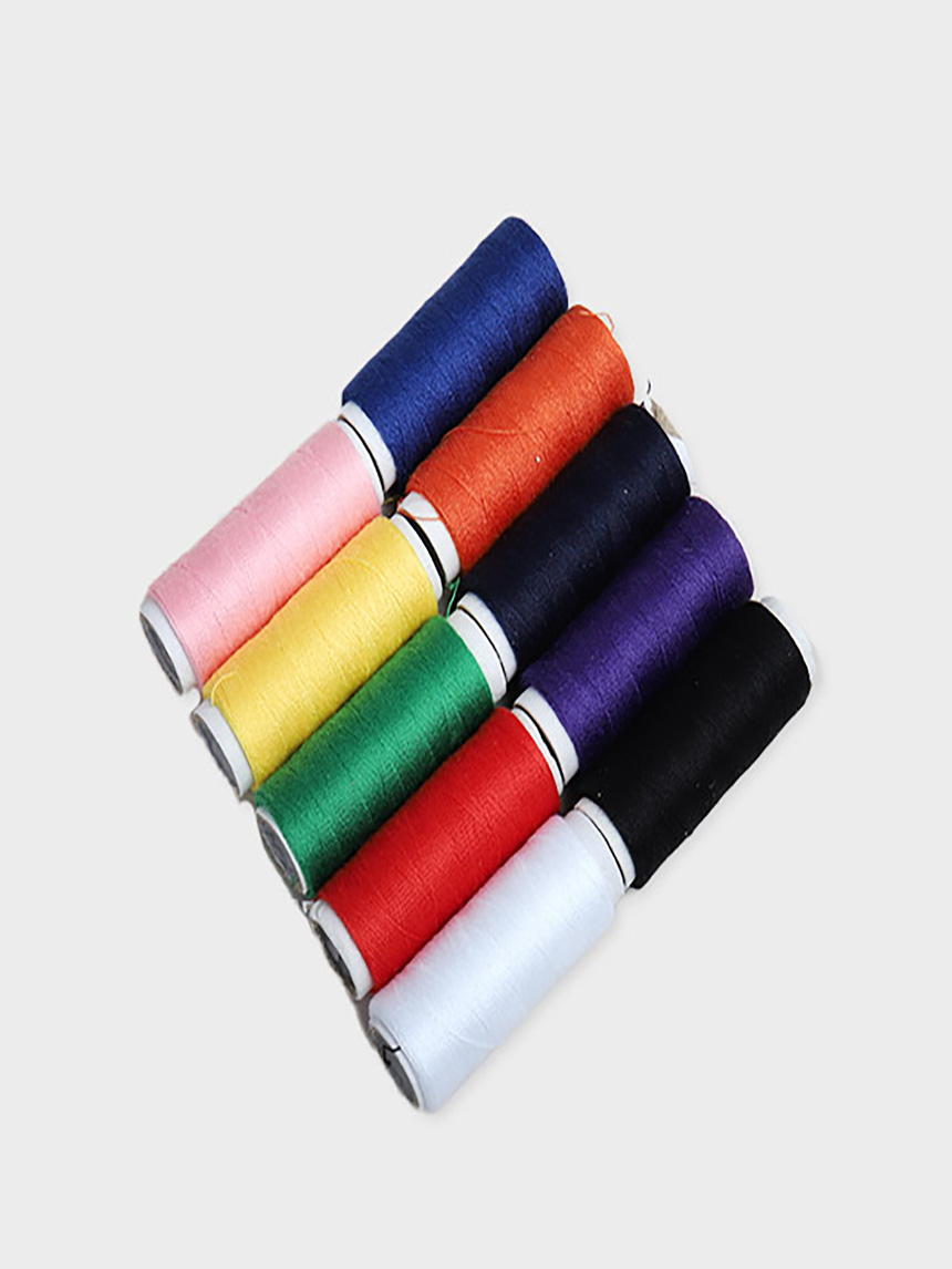 Colored thread set 100mx10 pieces