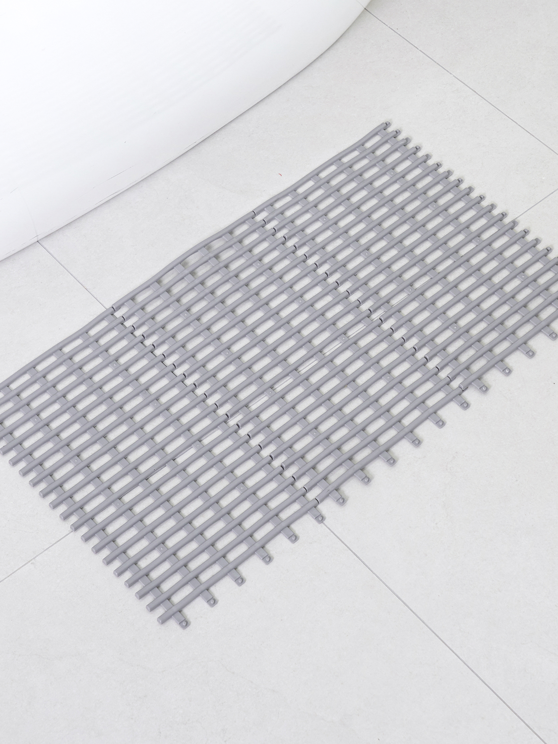 Square connected mat (approx. 24x40 cm)_gray