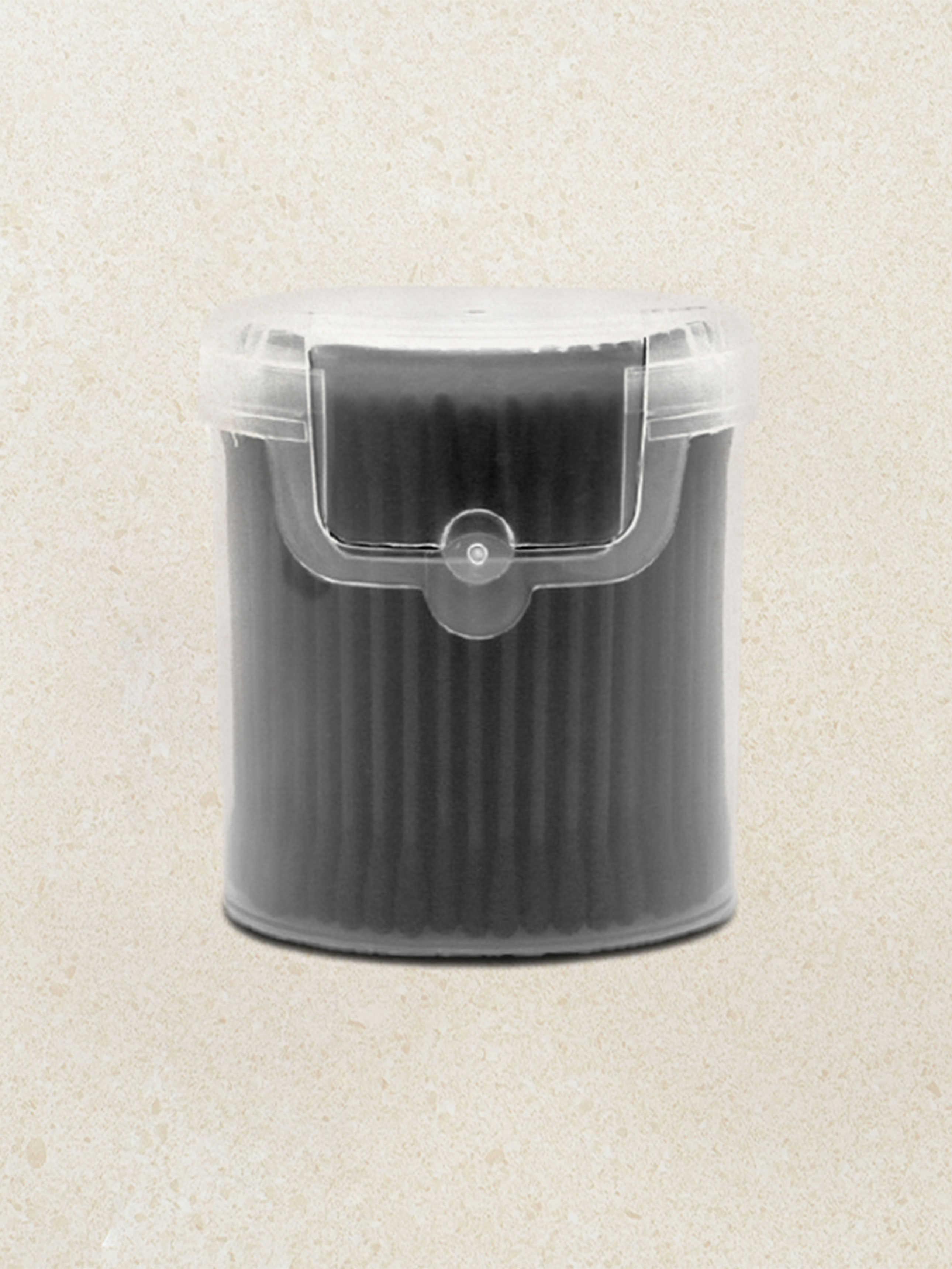 One Touch Case Black Paper Swab 200P