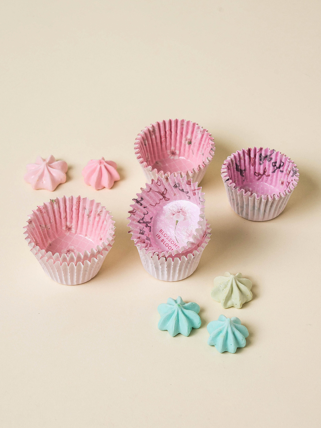 Cherry Blossom Side Dish Cup SS Round 24 Pieces