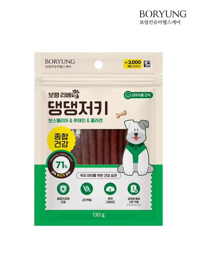 [Pet] Boryeong Live Pet Dog Jerky Comprehensive Health 130 g
