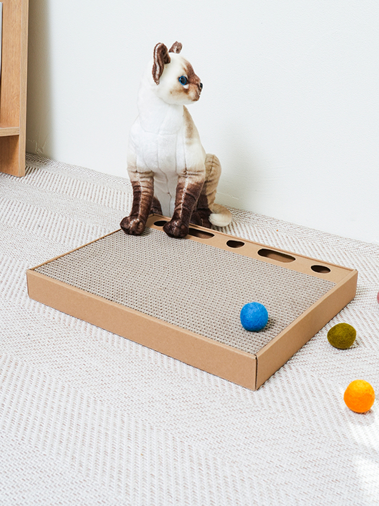 [Pet] Cat Bell Play Scratcher