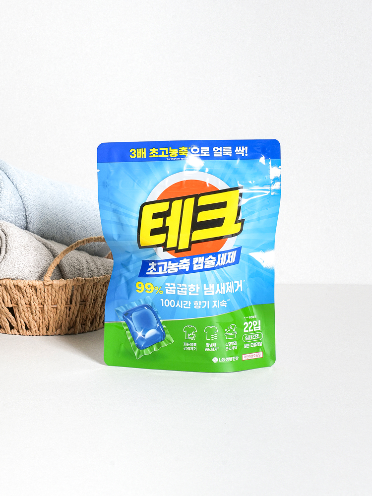 Tech Compact Capsule Detergent 8 g 22 packs