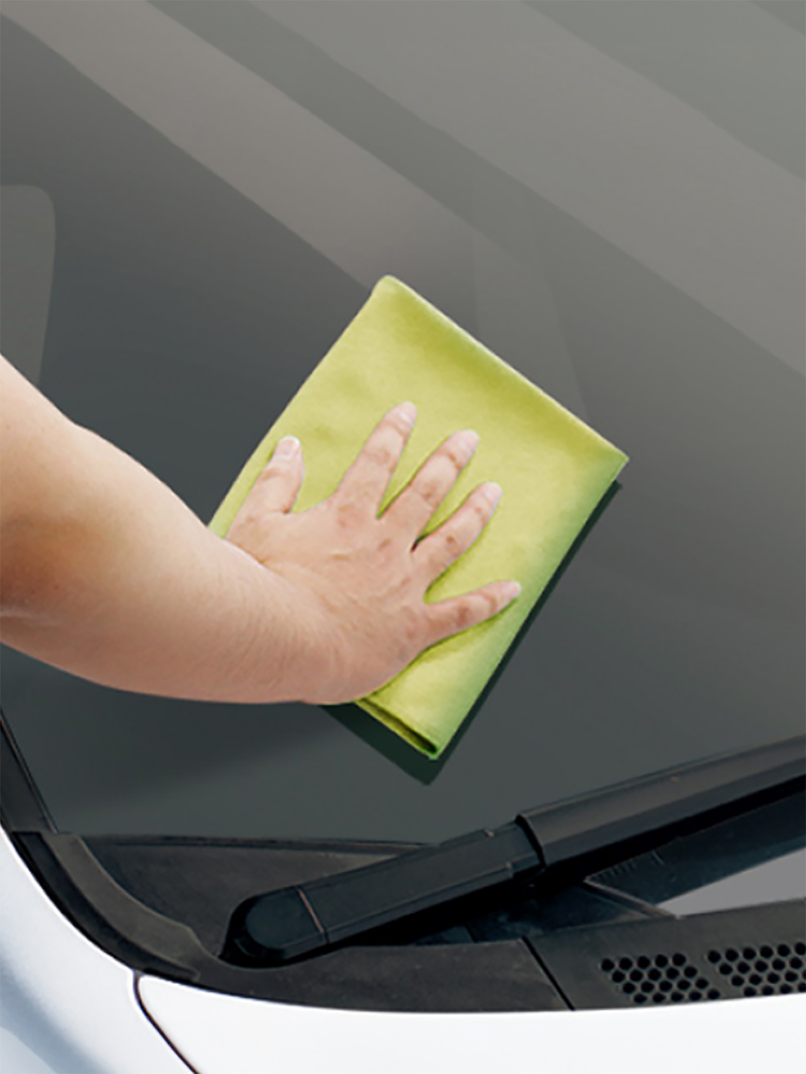 Set of 3 microfiber car wash towels