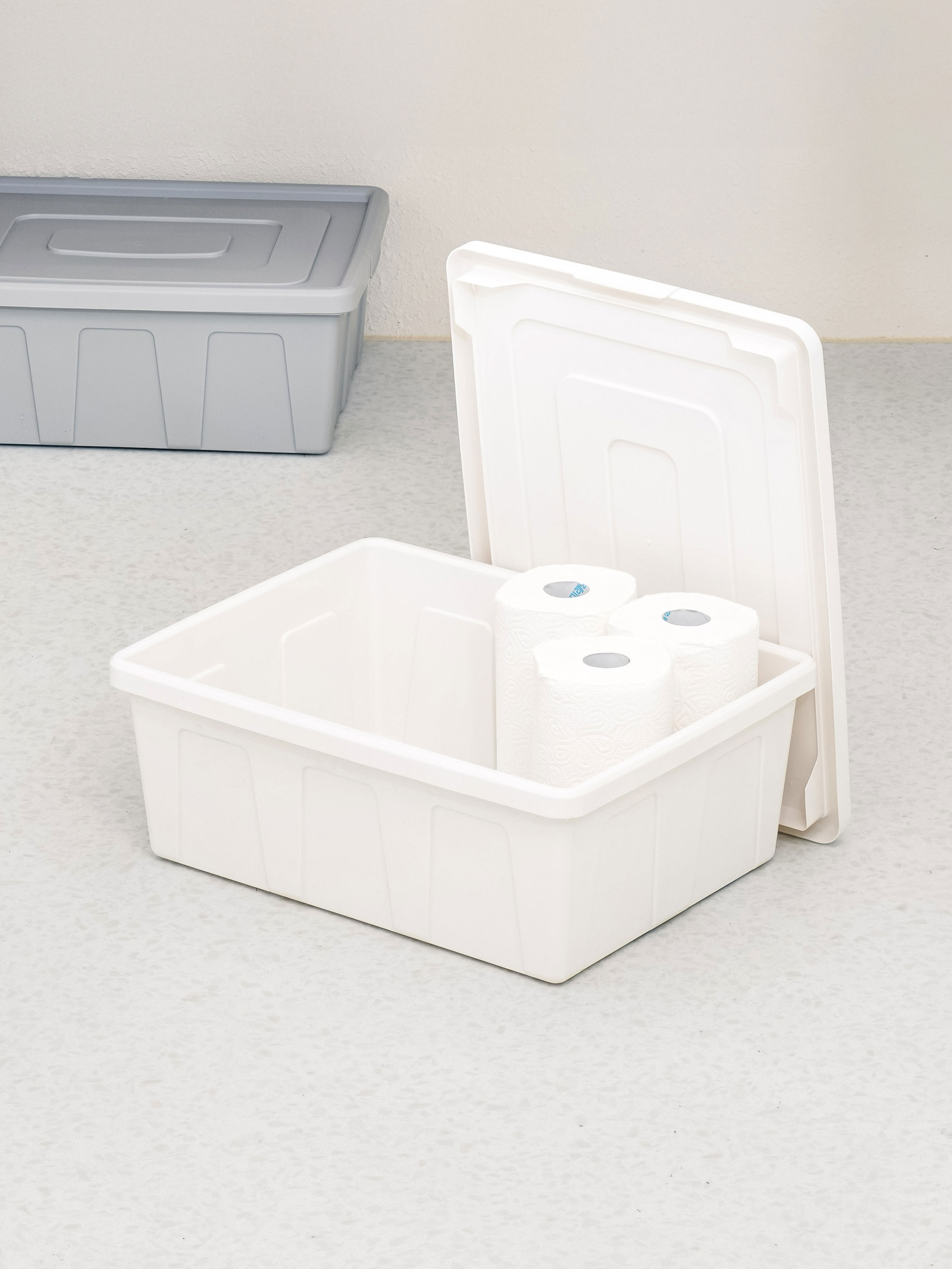 Large rectangular sturdy storage box