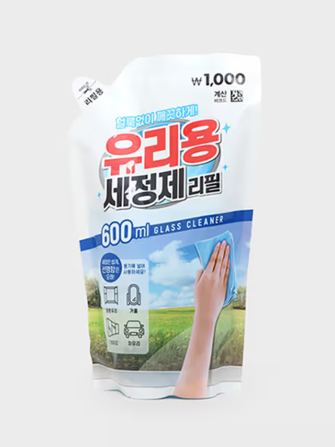 Glass cleaner refill type 600ml