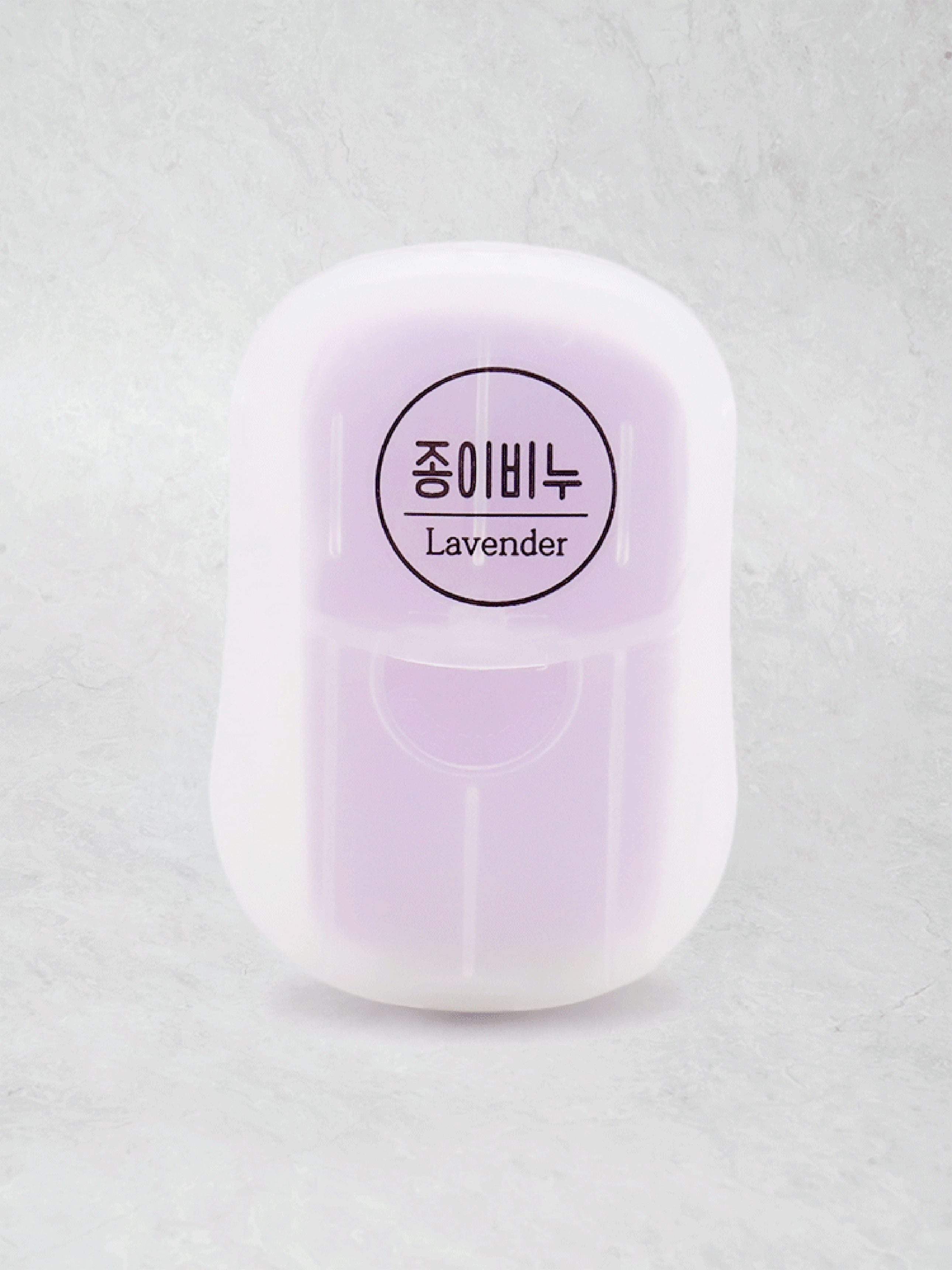 Portable paper soap lavender scent 15 sheets
