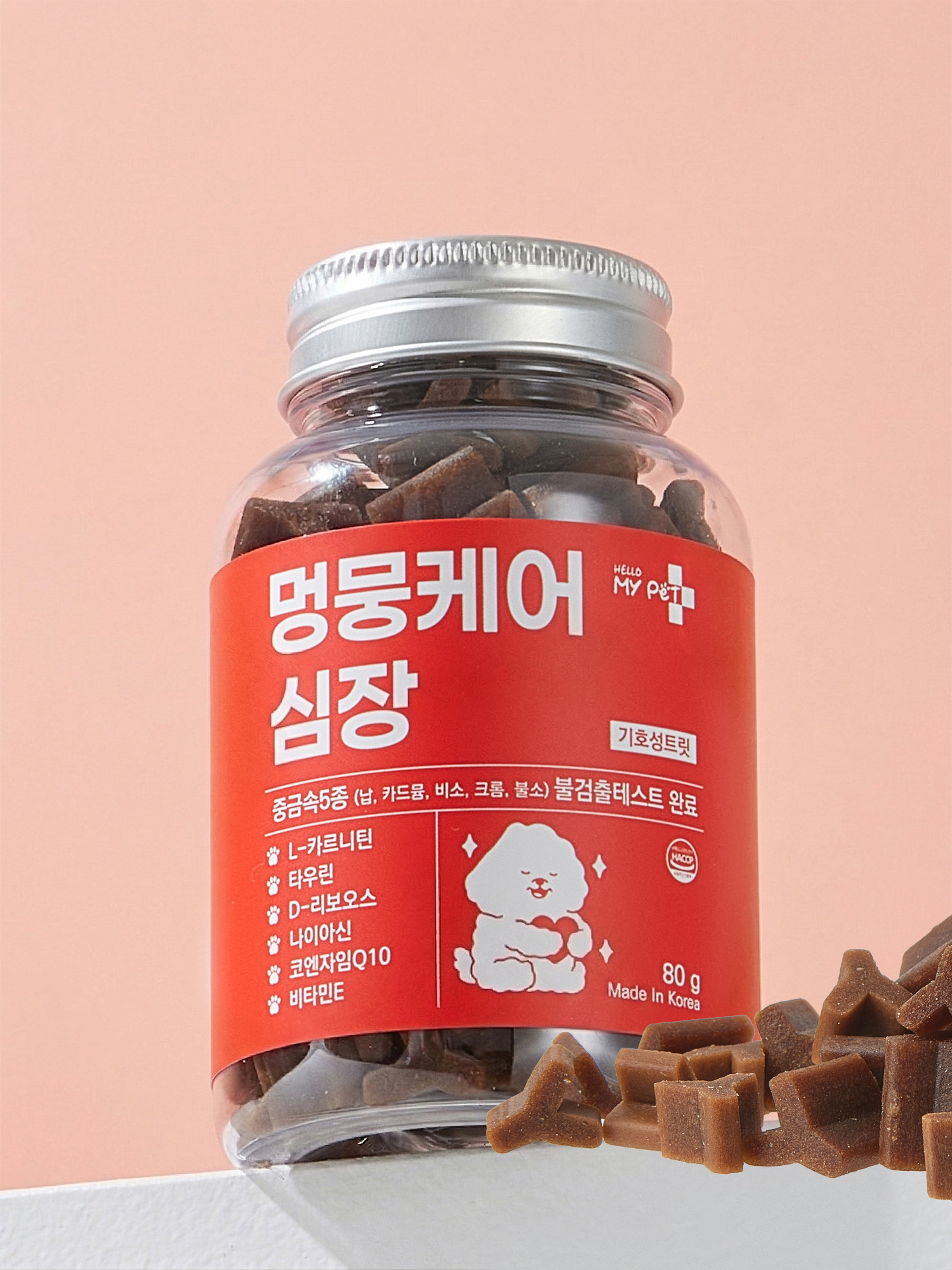 [Pet] Hello My Pet Dog Care Heart 80 g