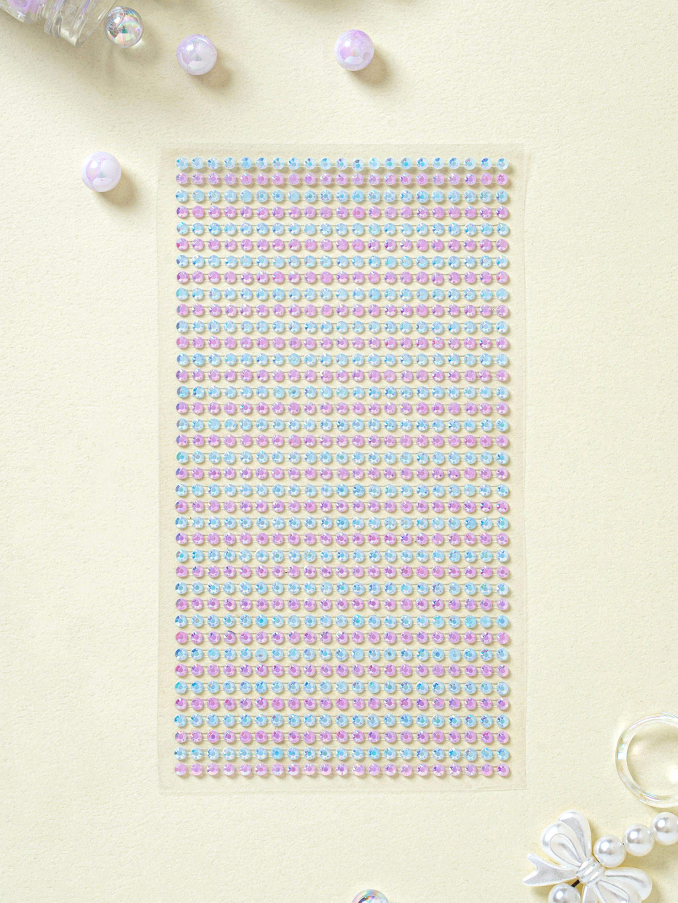 Gem Circle Sticker 3 mm Blue