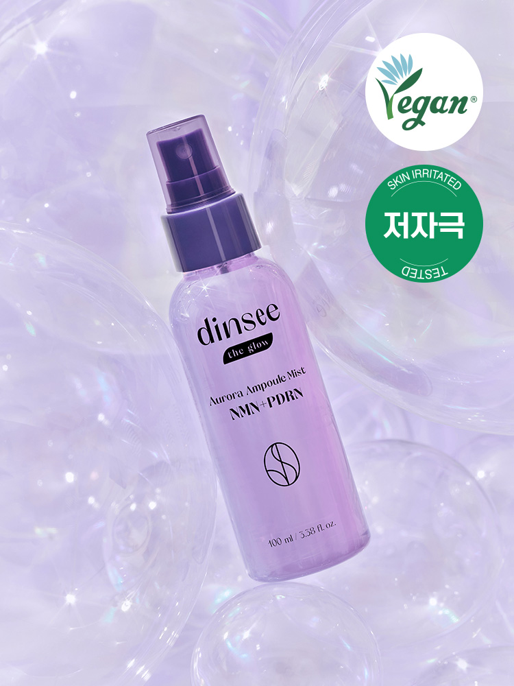 Dinsi The Glow Aurora NMN PDRN Radiance Ampoule Mist 100 ml