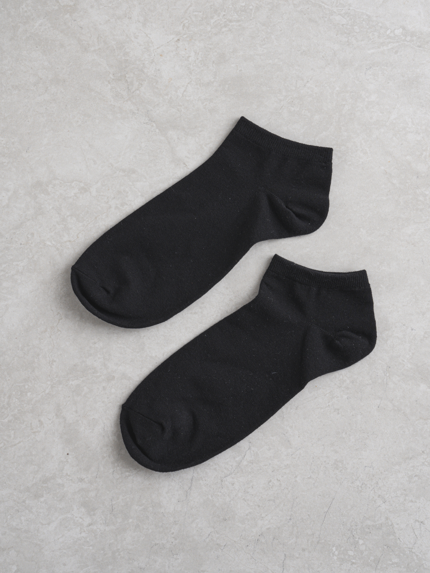 Monfoot Men's Basic Sneakers Socks Black