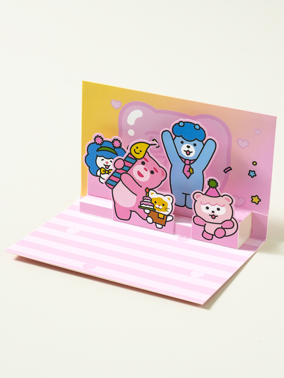 벨리곰 입체 팝업 카드 세트