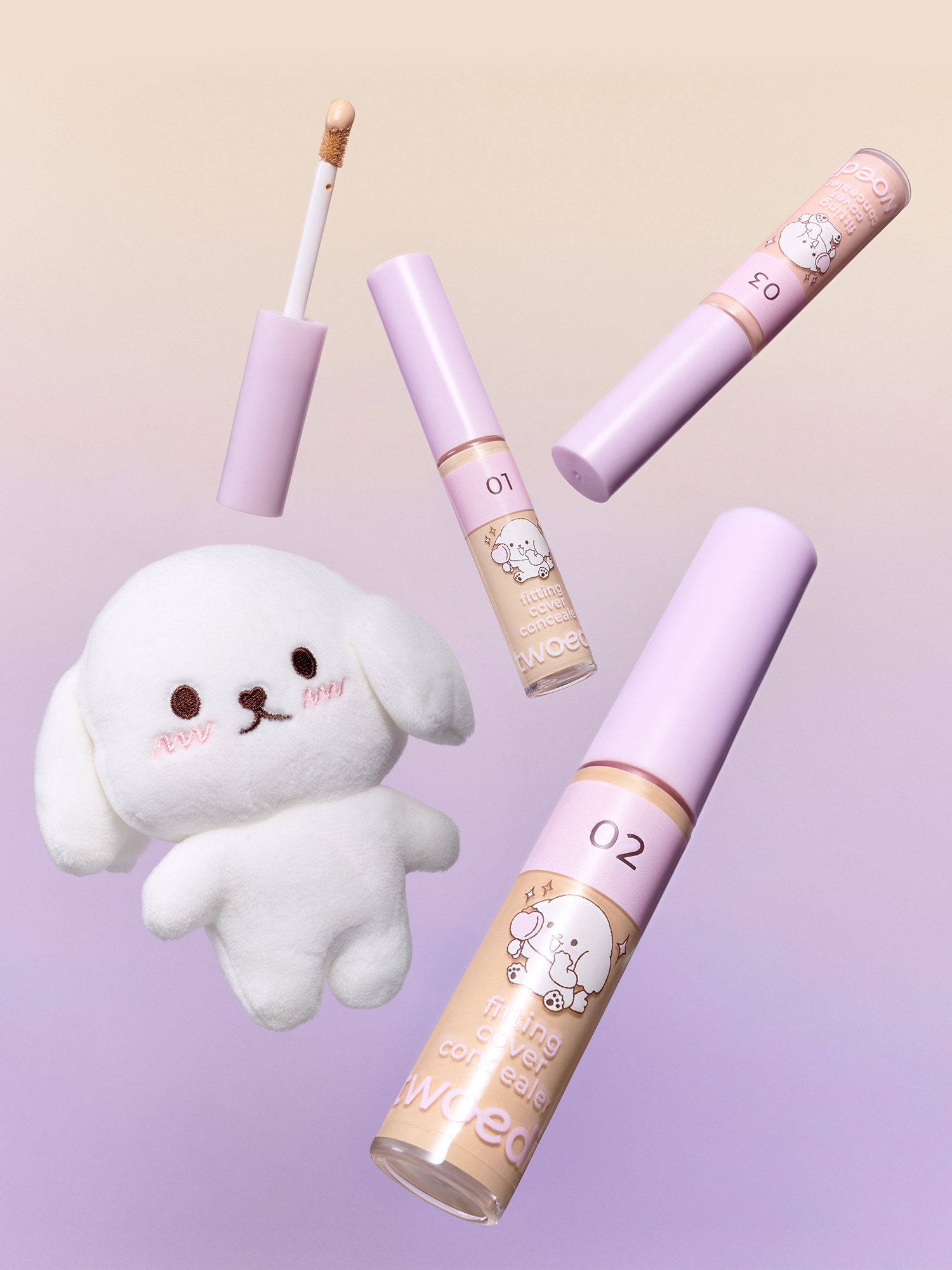 Two Edit by Luna [03 Peach Salmon] Two Edit Close Cover Concealer