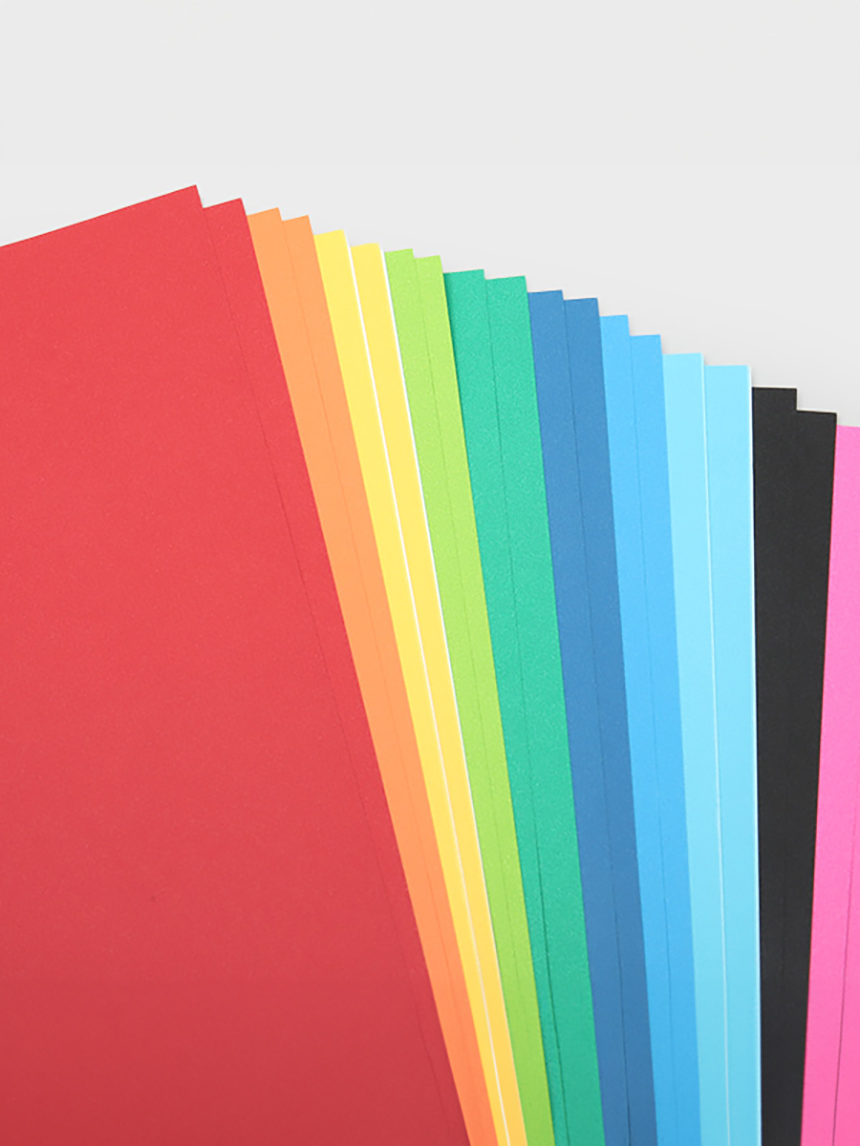 20 sheets of 8-section double-sided colored paper