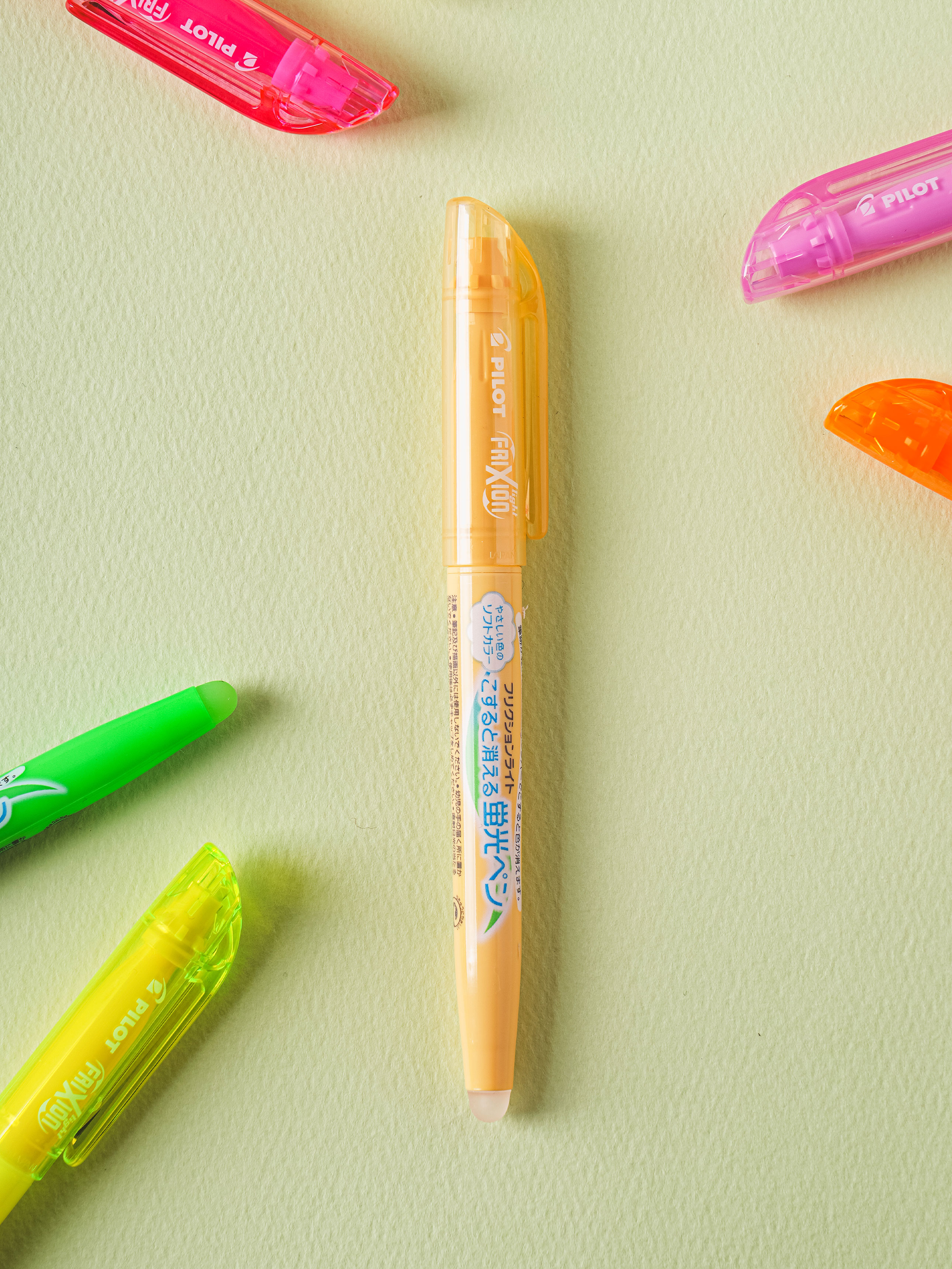 Pilot Erasable Highlighter Friction Soft Orange