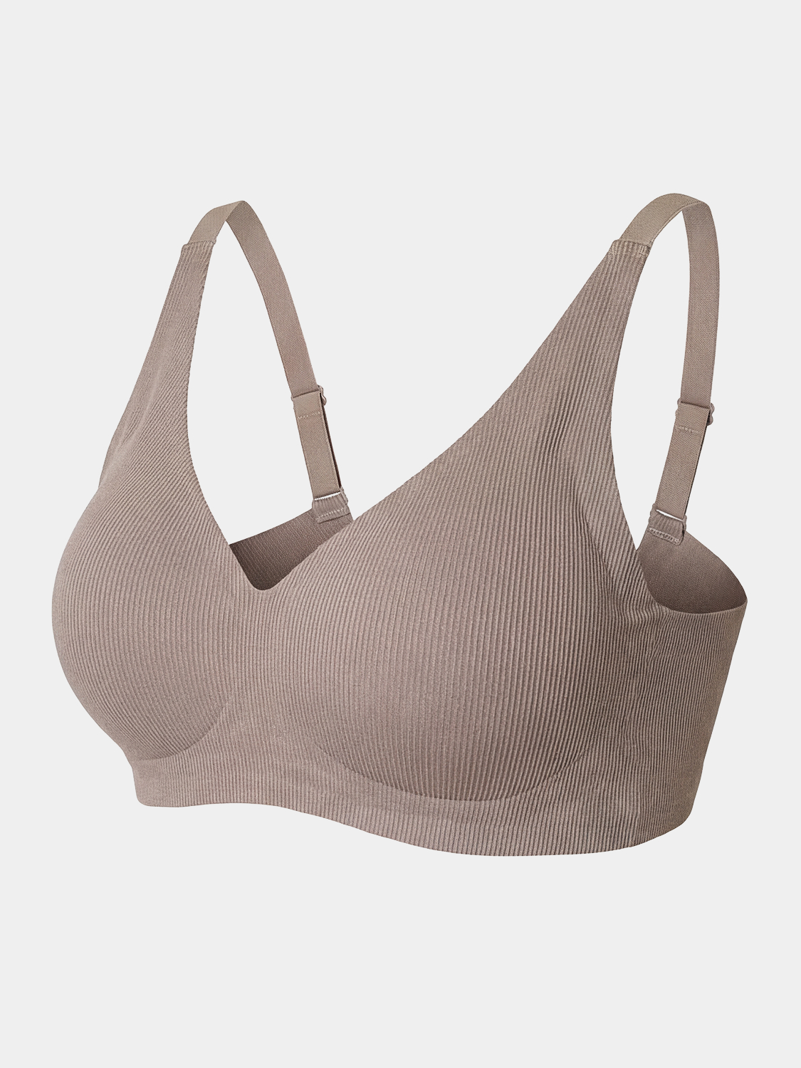 [Women] Rayon Hook Type Seamless Bra A/B/C/D Brown